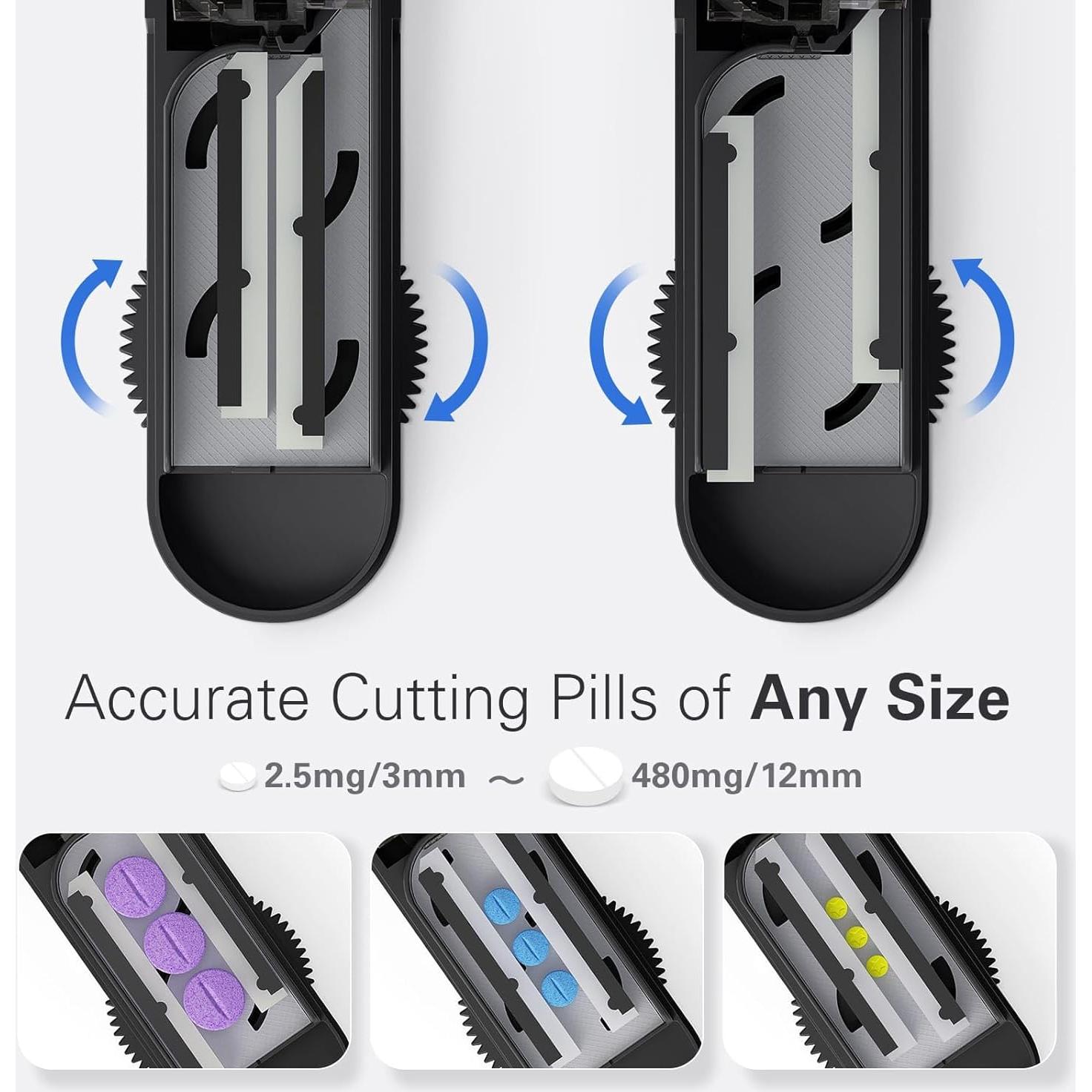 Cortador de Pastillas ONE PIX Gris - Corta Múltiples Pastillas