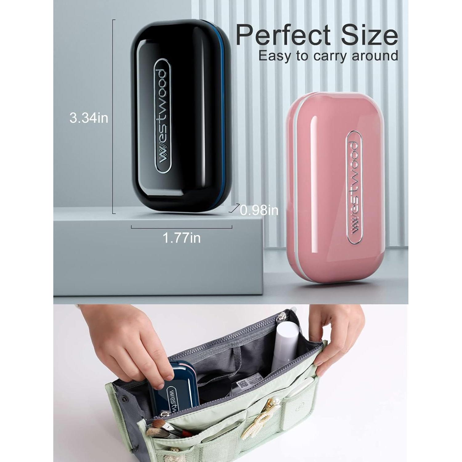 Cortador de Pastillas DUBSTAR Azul, Divisor Portátil 2.03 cm