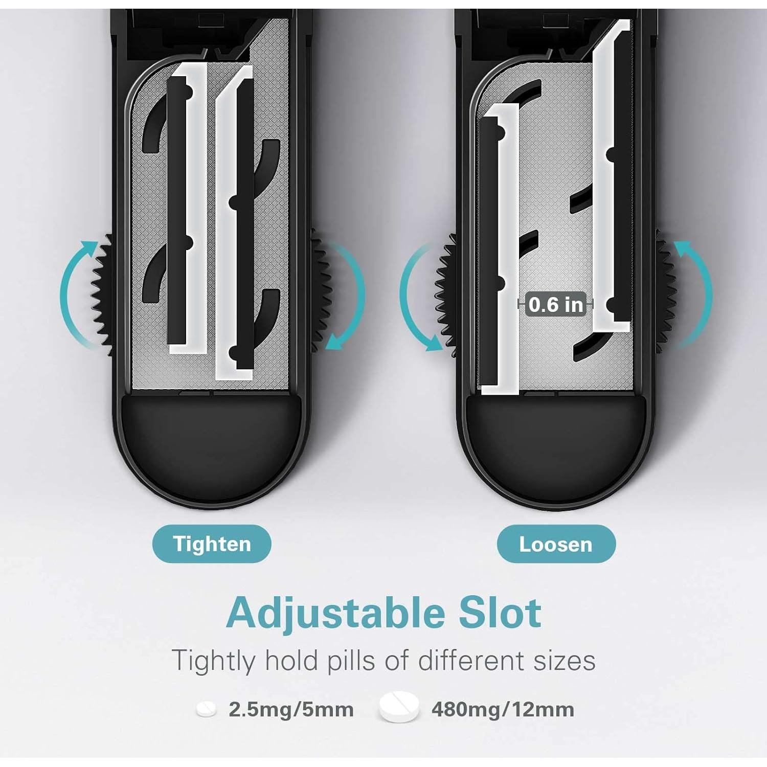 Cortador de Pastillas DEPAD Ajustable para Pastillas Pequeñas y Grandes