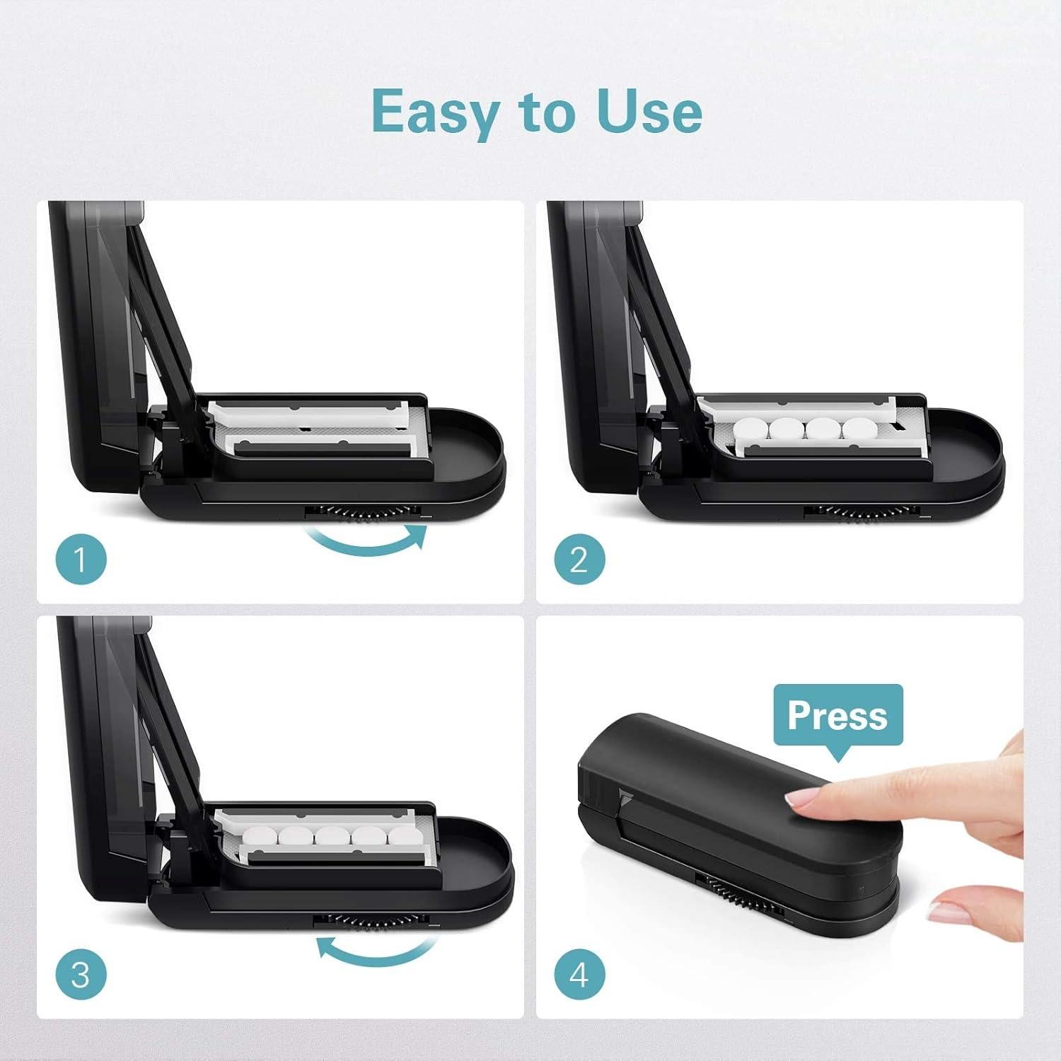 Cortador de Pastillas DEPAD Ajustable para Pastillas Pequeñas y Grandes