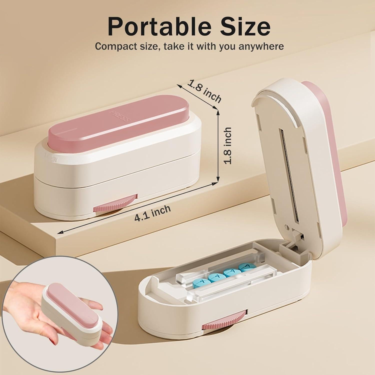 Cortador de Pastillas Profesional Niuthreee Rosa Ajustable