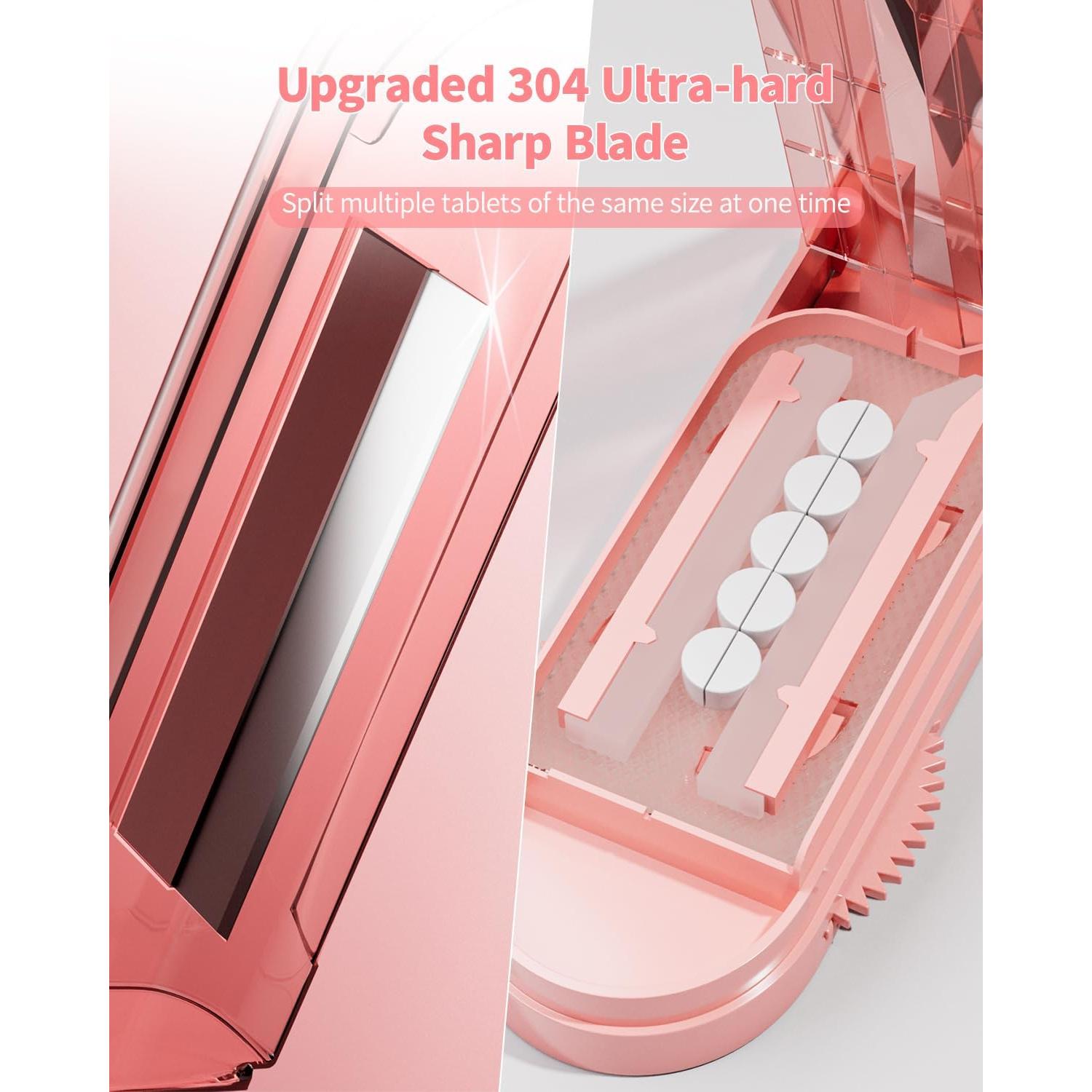 Cortador de Pastillas Rosa Cotatoc A-388 con Guardia de Seguridad