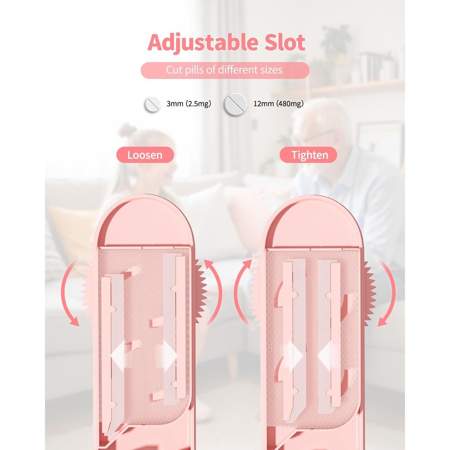 Cortador de Pastillas Rosa Cotatoc A-388 con Guardia de Seguridad