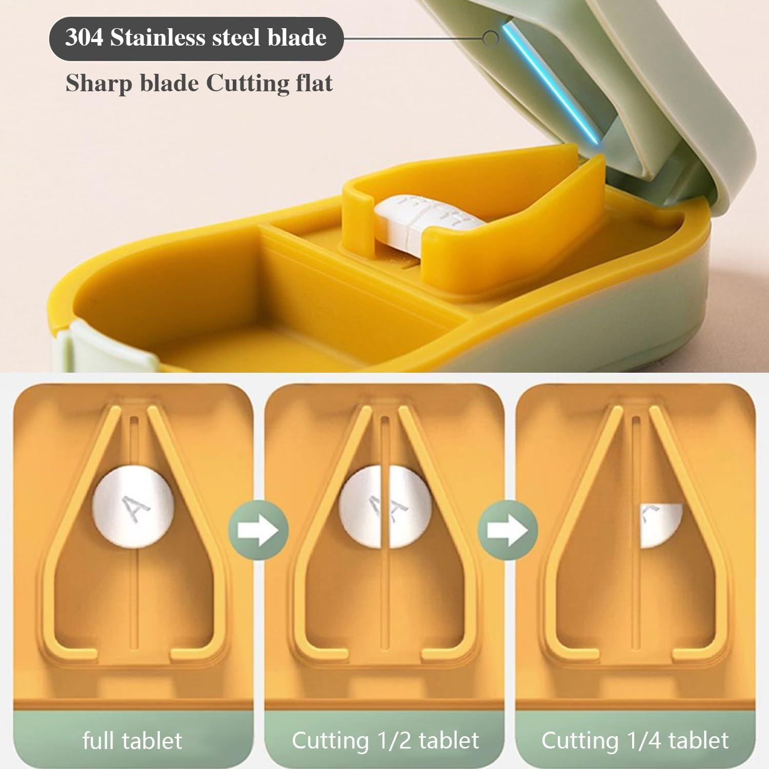 Cortador de Pastillas FANSTINOW Cian - Ajustable y Antideslizante