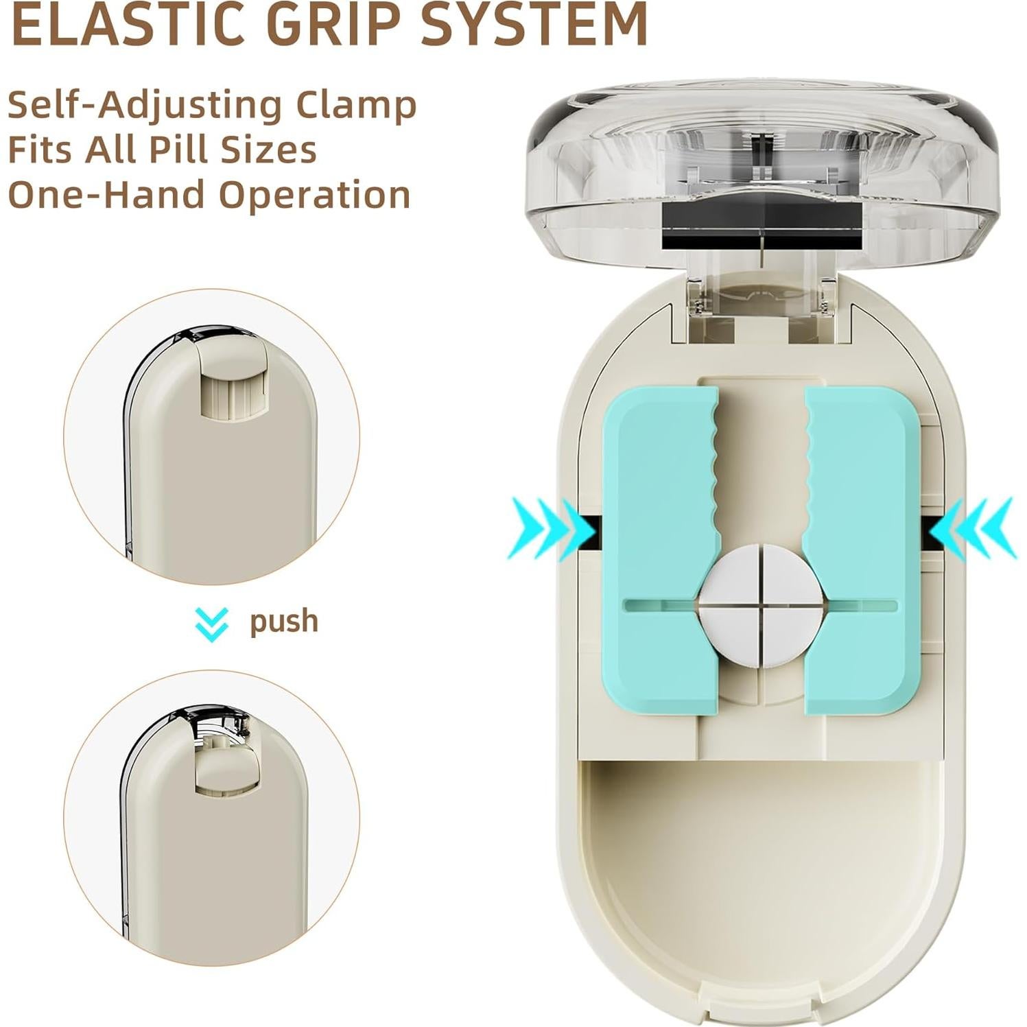 Cortador de Pastillas Quikyoung Profesional Acero Inoxidable 8.2cm