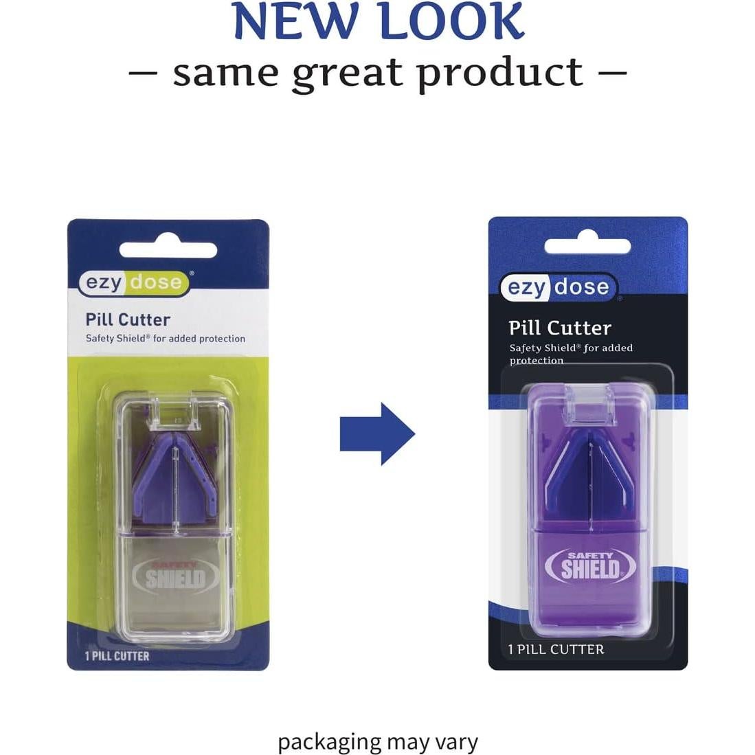 Cortador de Pastillas Ezy Dose con Escudo de Seguridad - Compacto