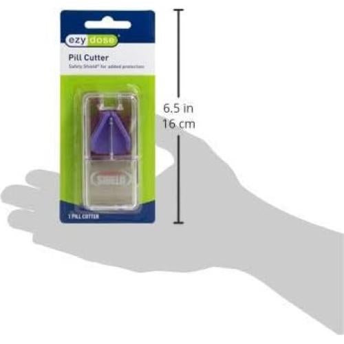 Cortador de Pastillas Ezy Dose con Escudo de Seguridad - Compacto