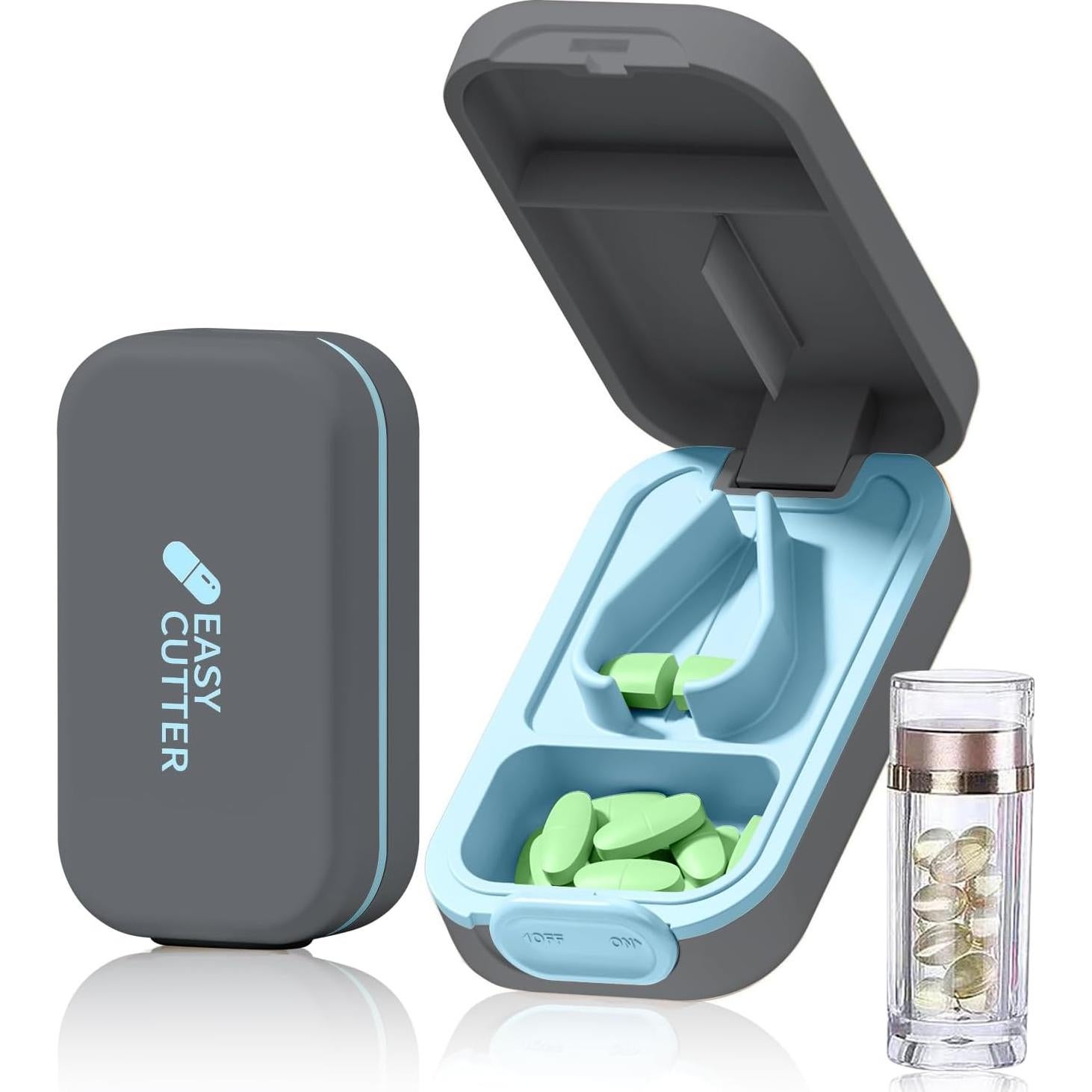 Cortador de Pastillas Vilosa U-Azul | Divisor para Múltiples Tamaños