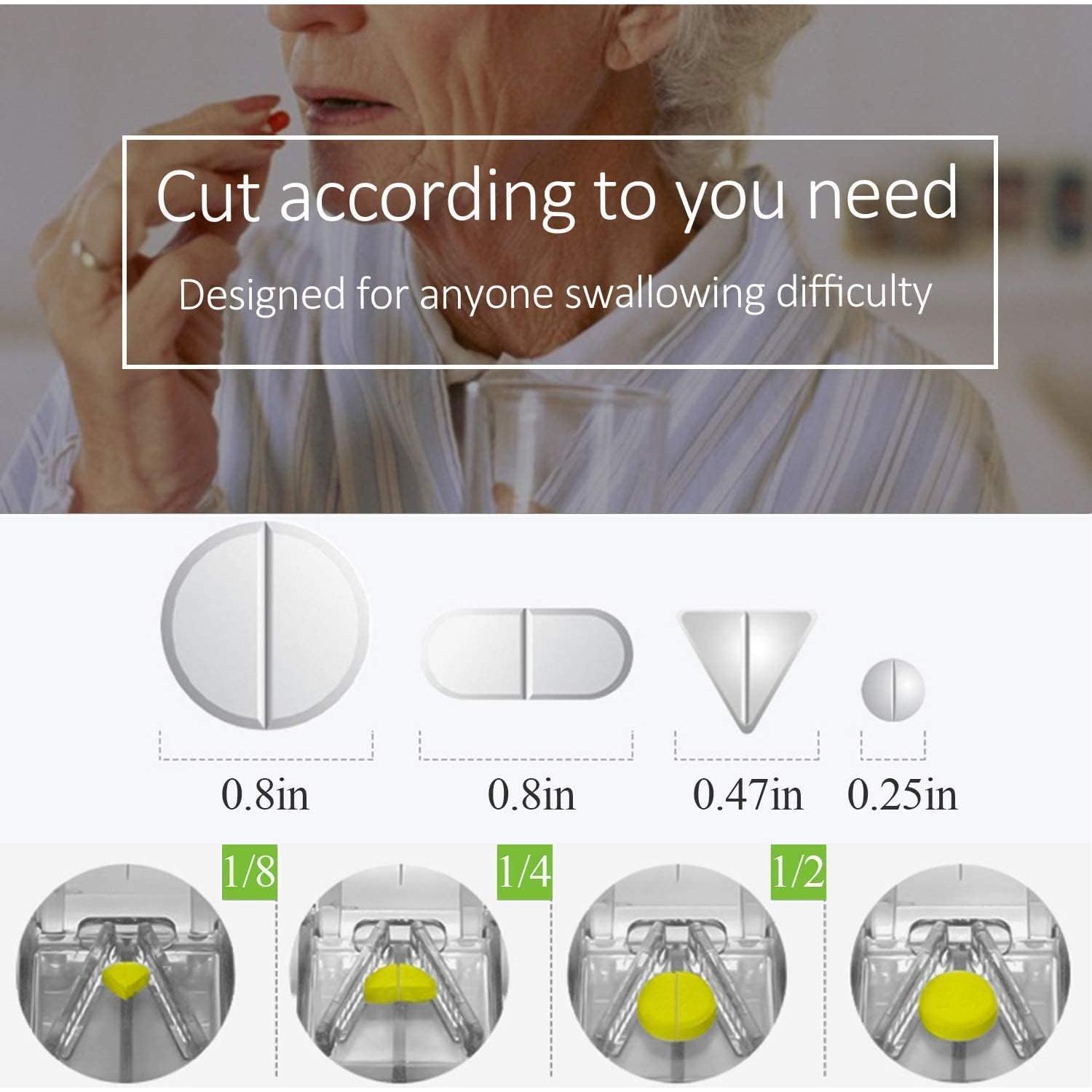 Cortador de Pastillas JohnBee 2PCS Ajustable con Almacenamiento