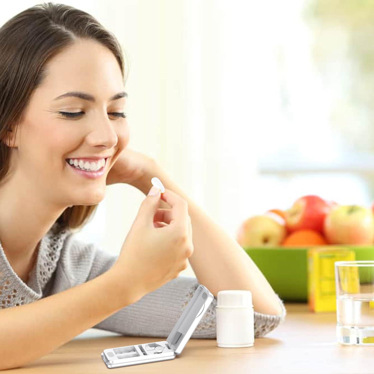 Cortador de Pastillas JEINAPA de Aluminio y Acero Inoxidable Plata