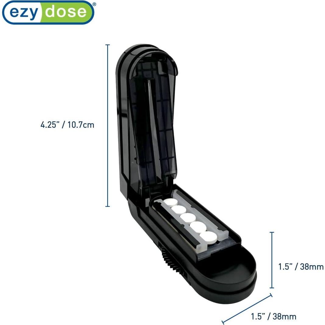 Cortador de Pastillas Ezy Dose Compacto de Acero Inoxidable