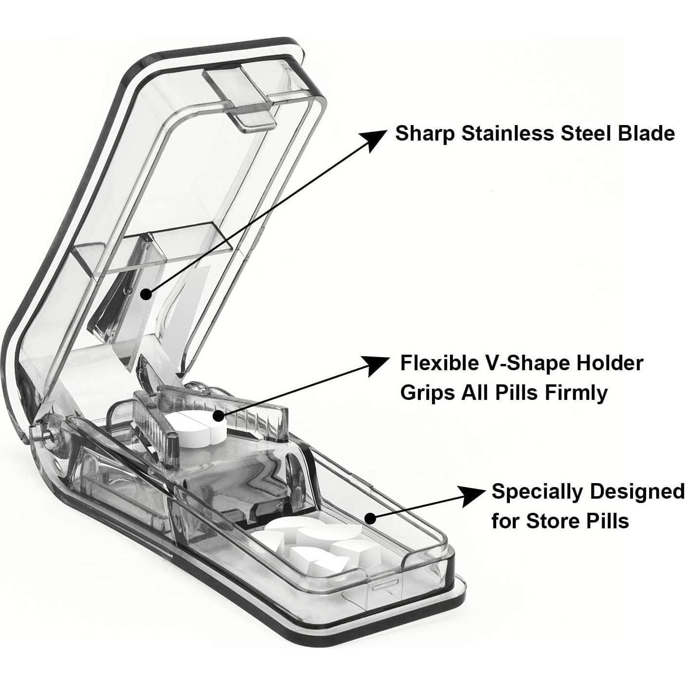 Cortador de Pastillas FANSTINOW Ajustable con Almacenamiento