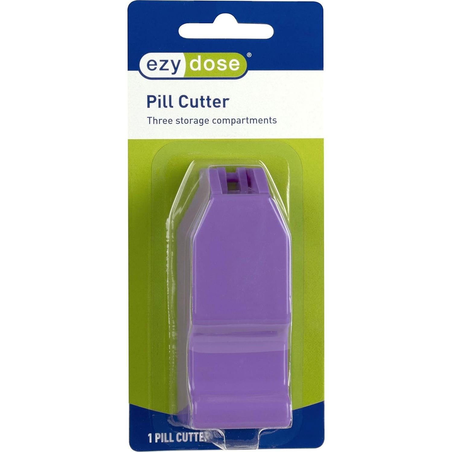 Cortador de Pastillas Ezy Dose Compacto con Cuchilla Inoxidable