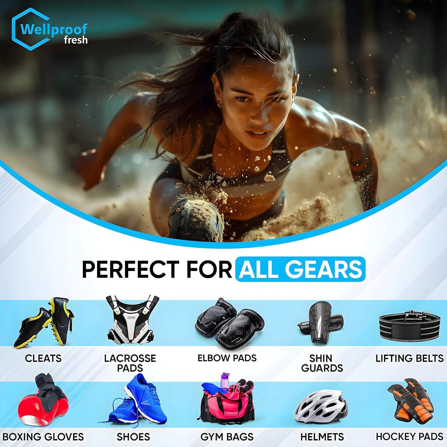 Desodorante Deportivo Wellproof 3X 192g - Elimina Olores Rápido