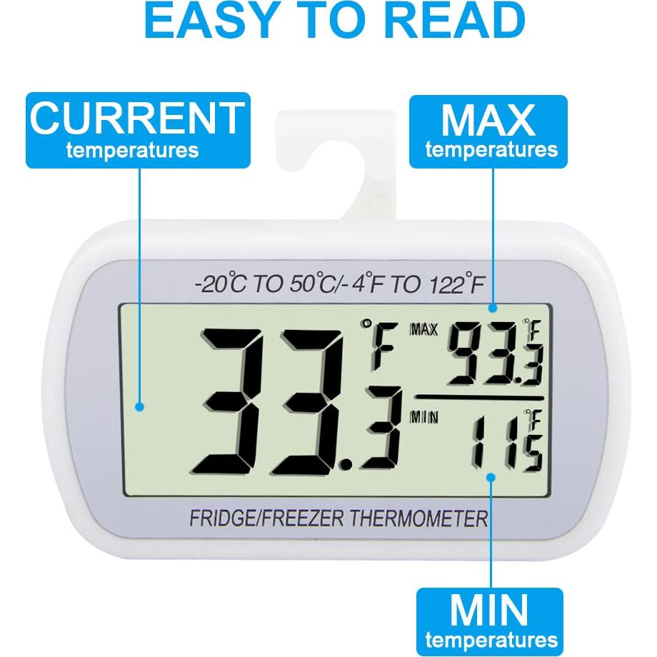 Termómetro Digital VOULOIR para Refrigerador y Congelador