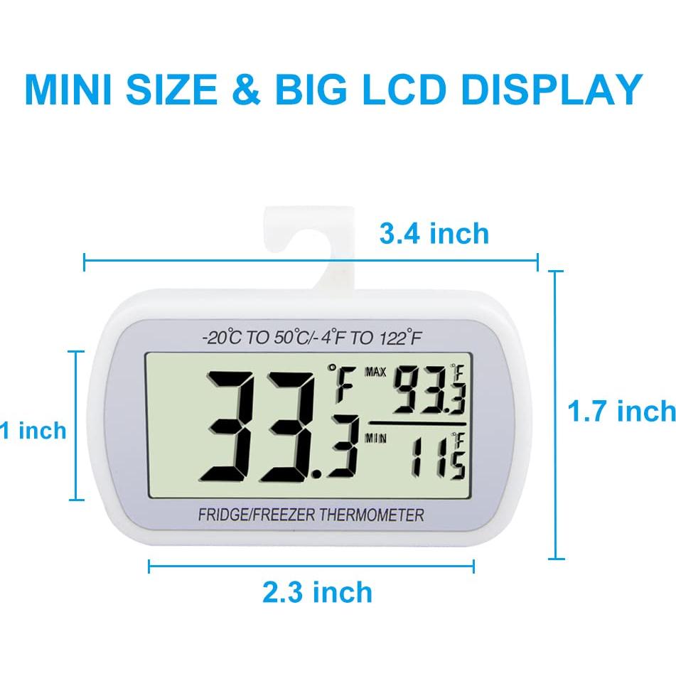 Termómetro Digital VOULOIR para Refrigerador y Congelador