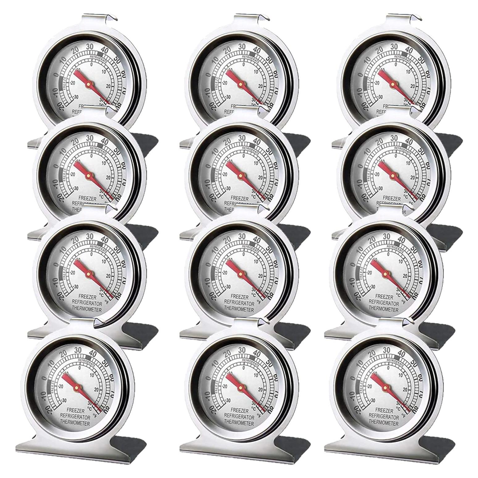 Termómetro de Refrigerador Congelador LinkDm Acero Inoxidable 12 Unidades