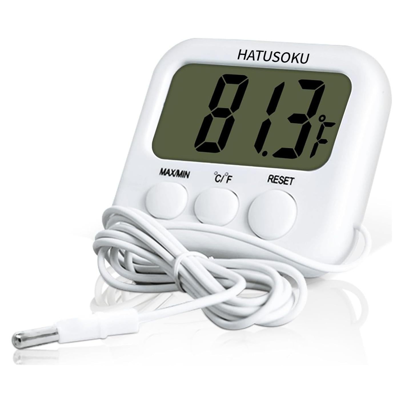 Termómetro Digital HATUSOKU con Sensor Externo para Acuario