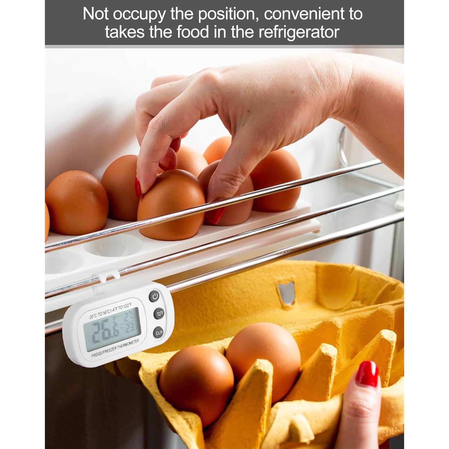 Termómetro Digital Impermeable Frienda - Paquete de 12 Blancos