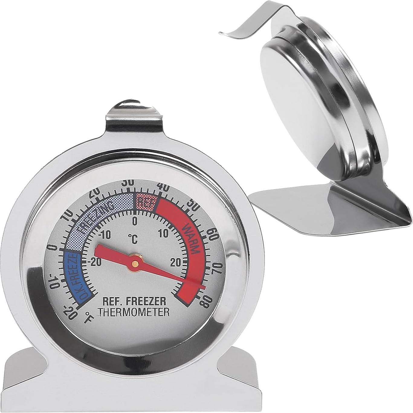 Termómetro de Refrigerador DORHEA 3Pcs Acero Inoxidable -30 a 30°C