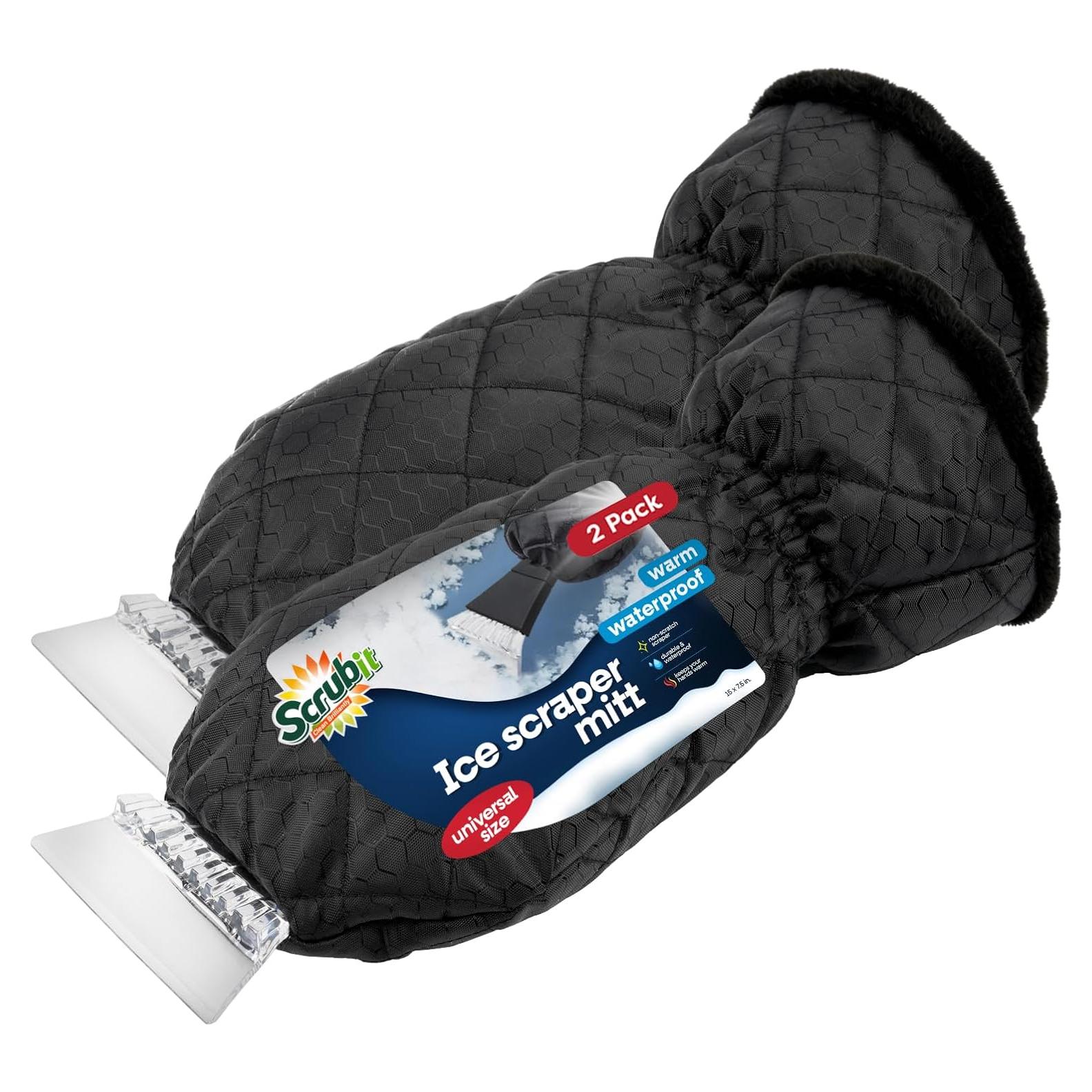 Raspador de Hielo SCRUBIT con Guante Impermeable - 340g