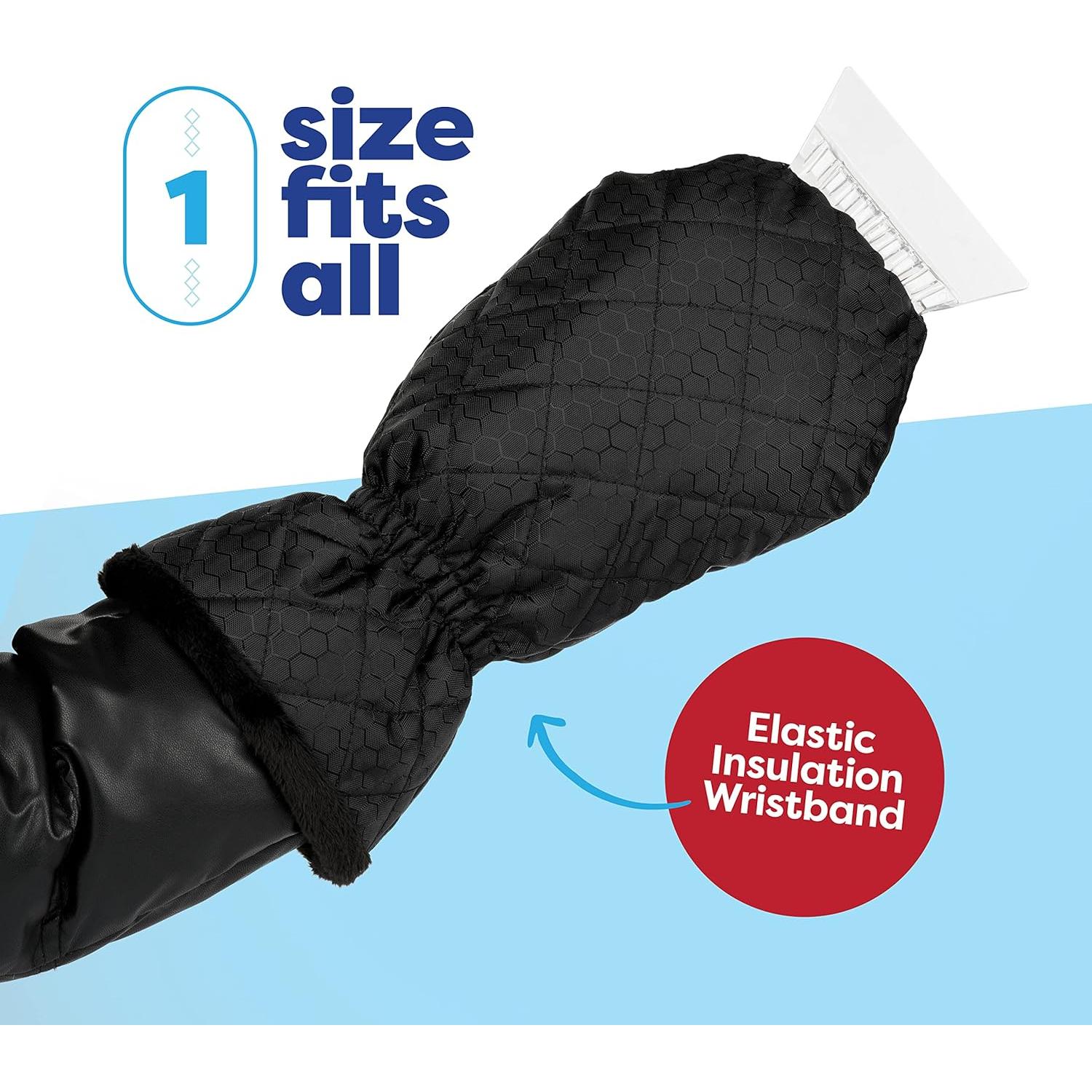 Raspador de Hielo SCRUBIT con Guante Impermeable - 340g