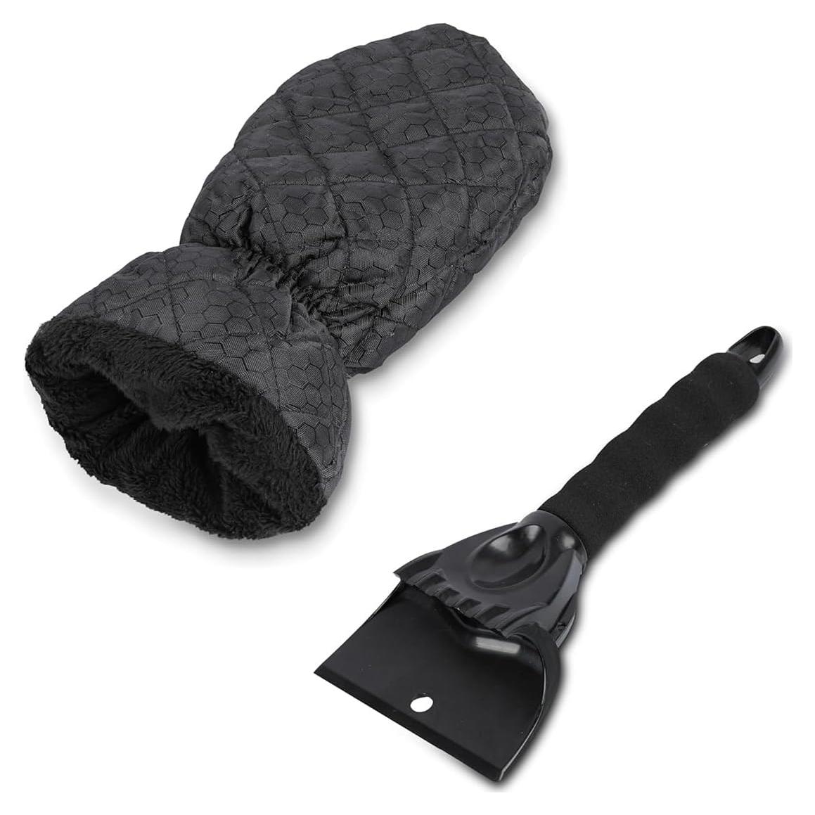 Guante Raspador de Hielo GLSOWEE para Parabrisas - Impermeable