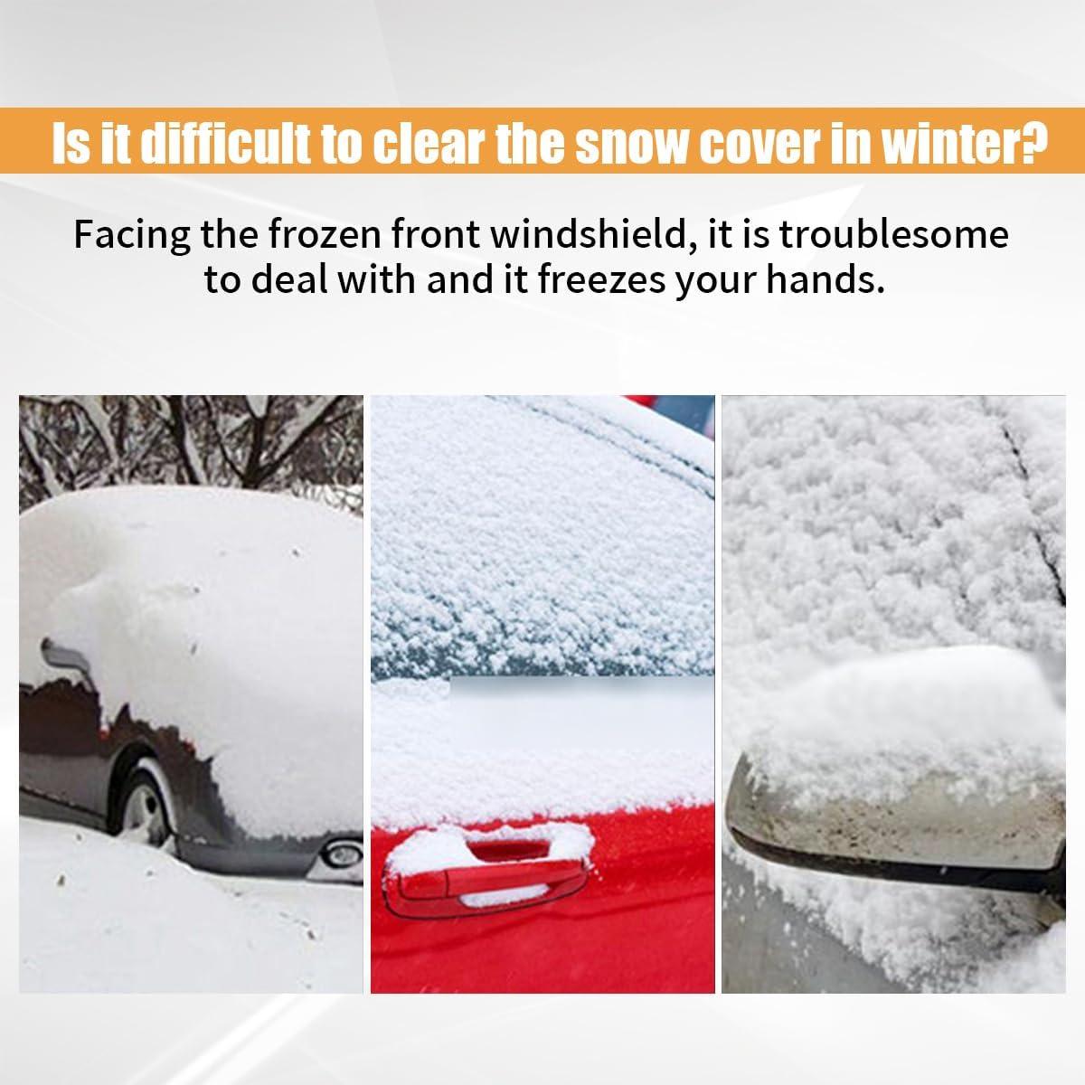 Guante Raspador de Hielo GLSOWEE para Parabrisas - Impermeable