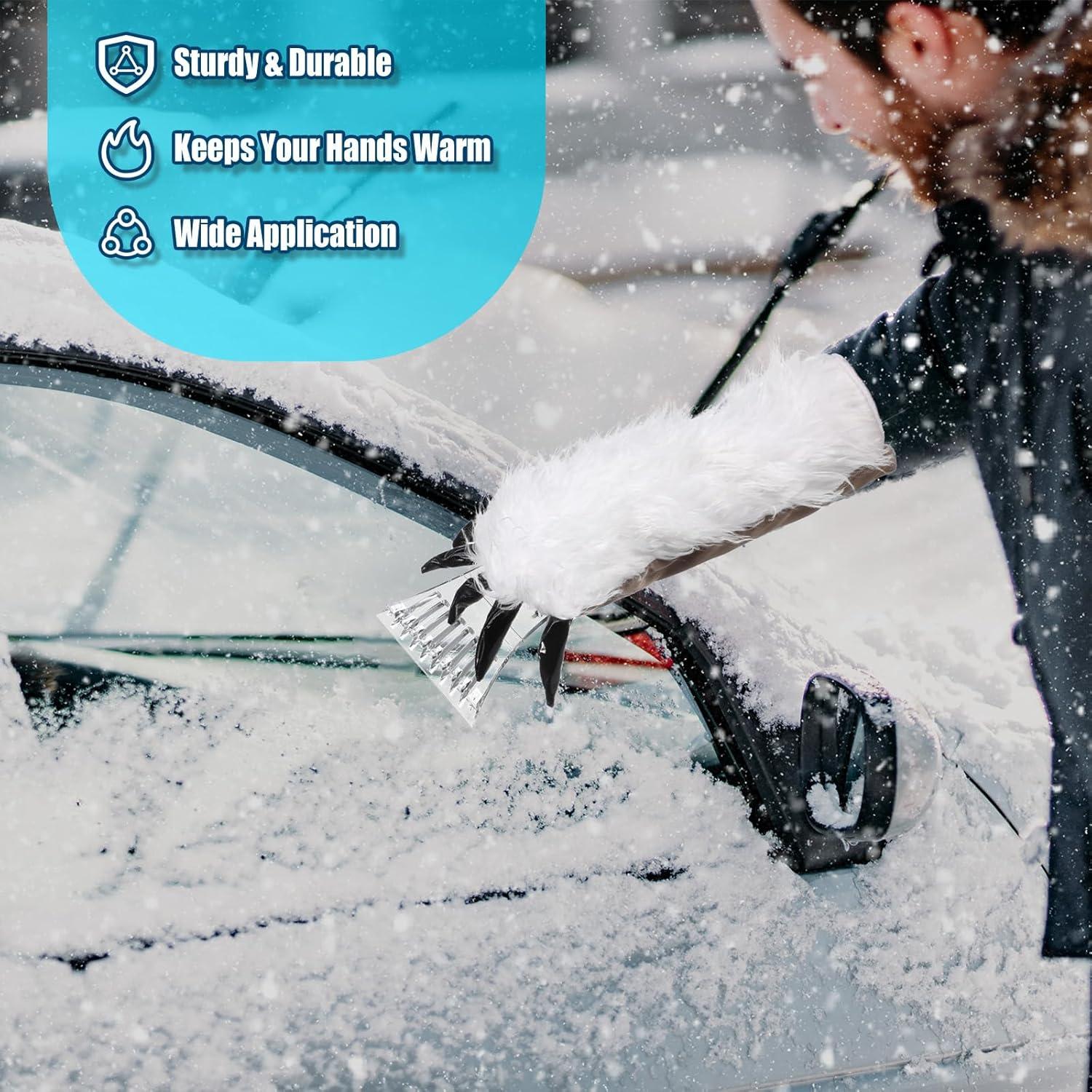 Guantes Raspadores de Hielo Lanties - 2 Pcs Aislados 30x16 cm