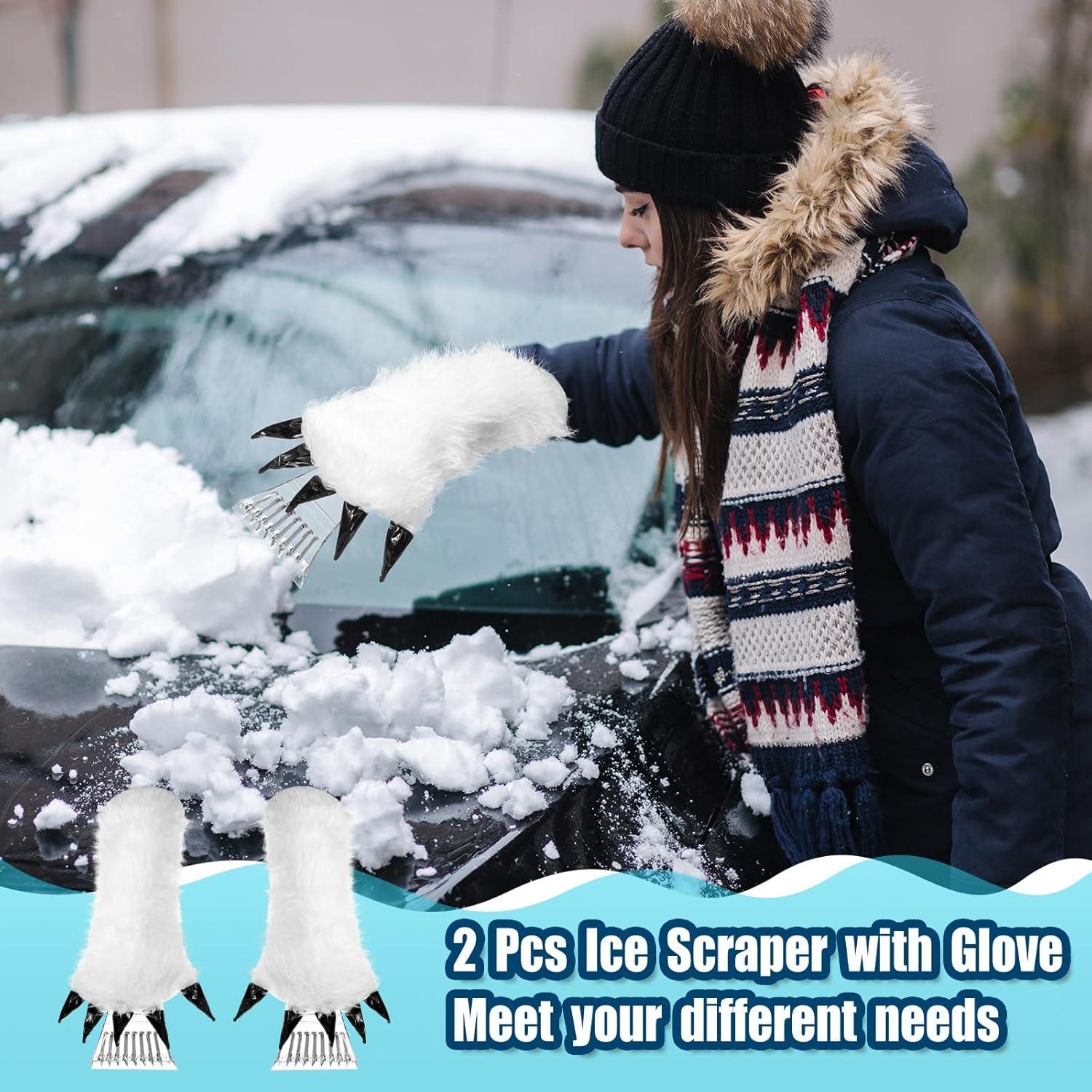 Guantes Raspadores de Hielo Lanties - 2 Pcs Aislados 30x16 cm