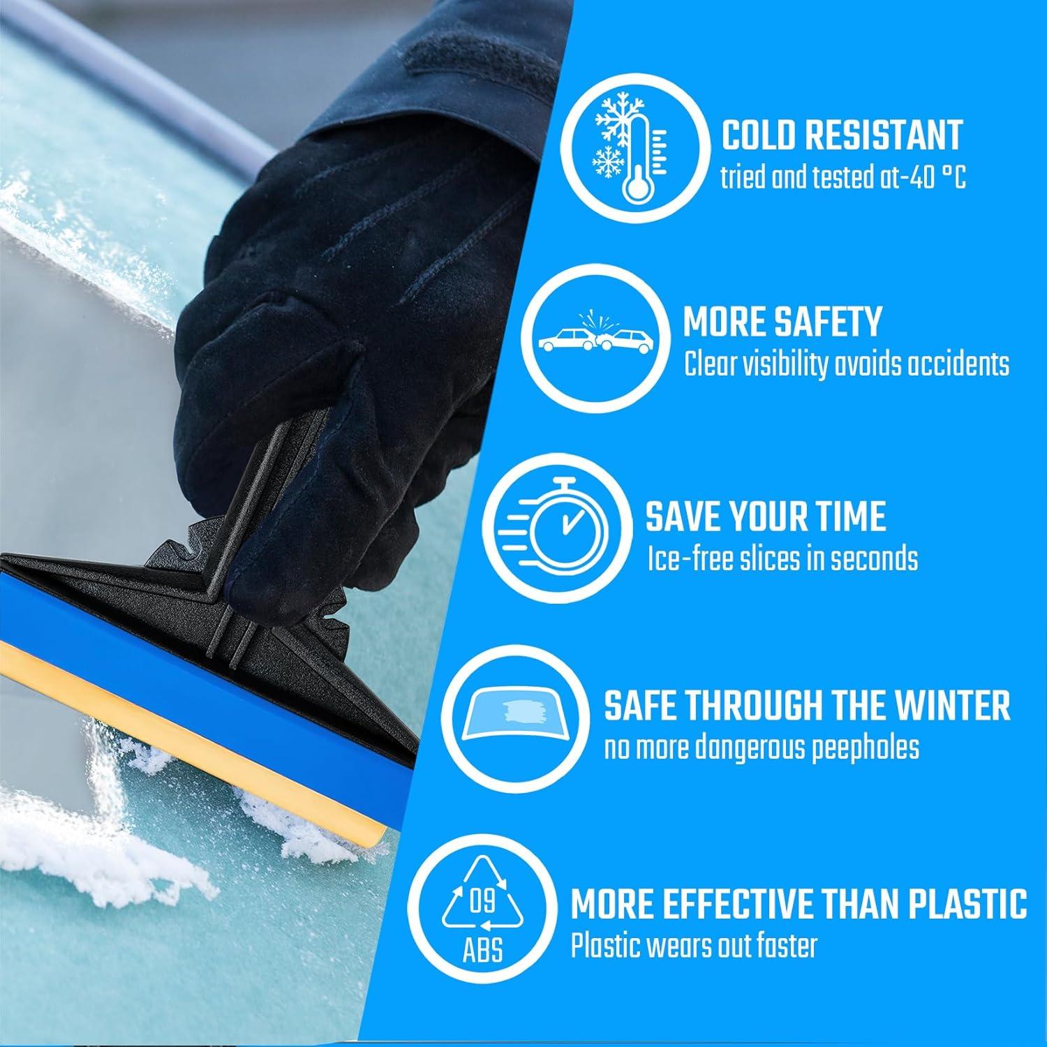 Raspador de Hielo Murska para Auto - Cuchilla de Latón - 2 Piezas