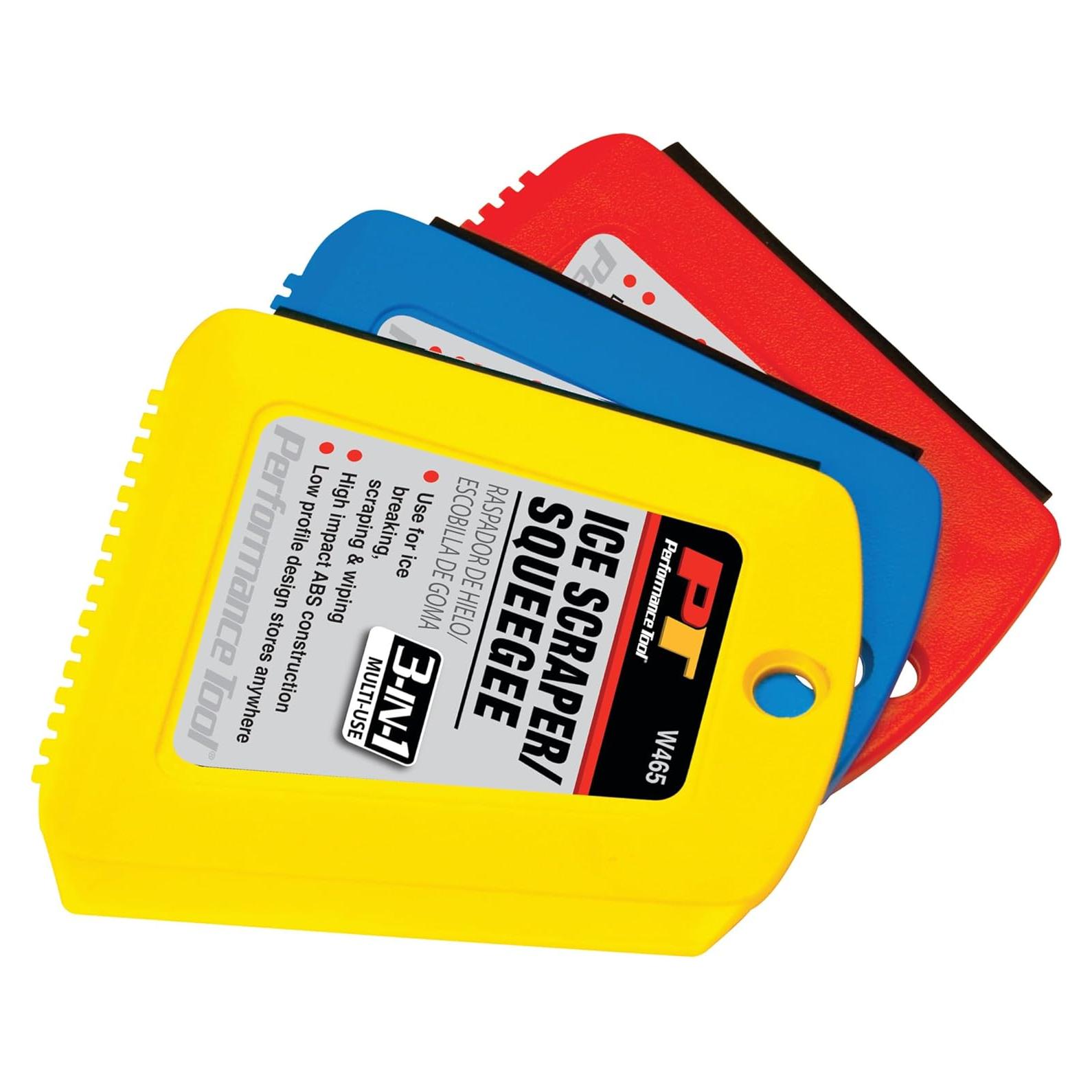 Raspador de Hielo 3-en-1 Herramienta de Rendimiento W465 ABS