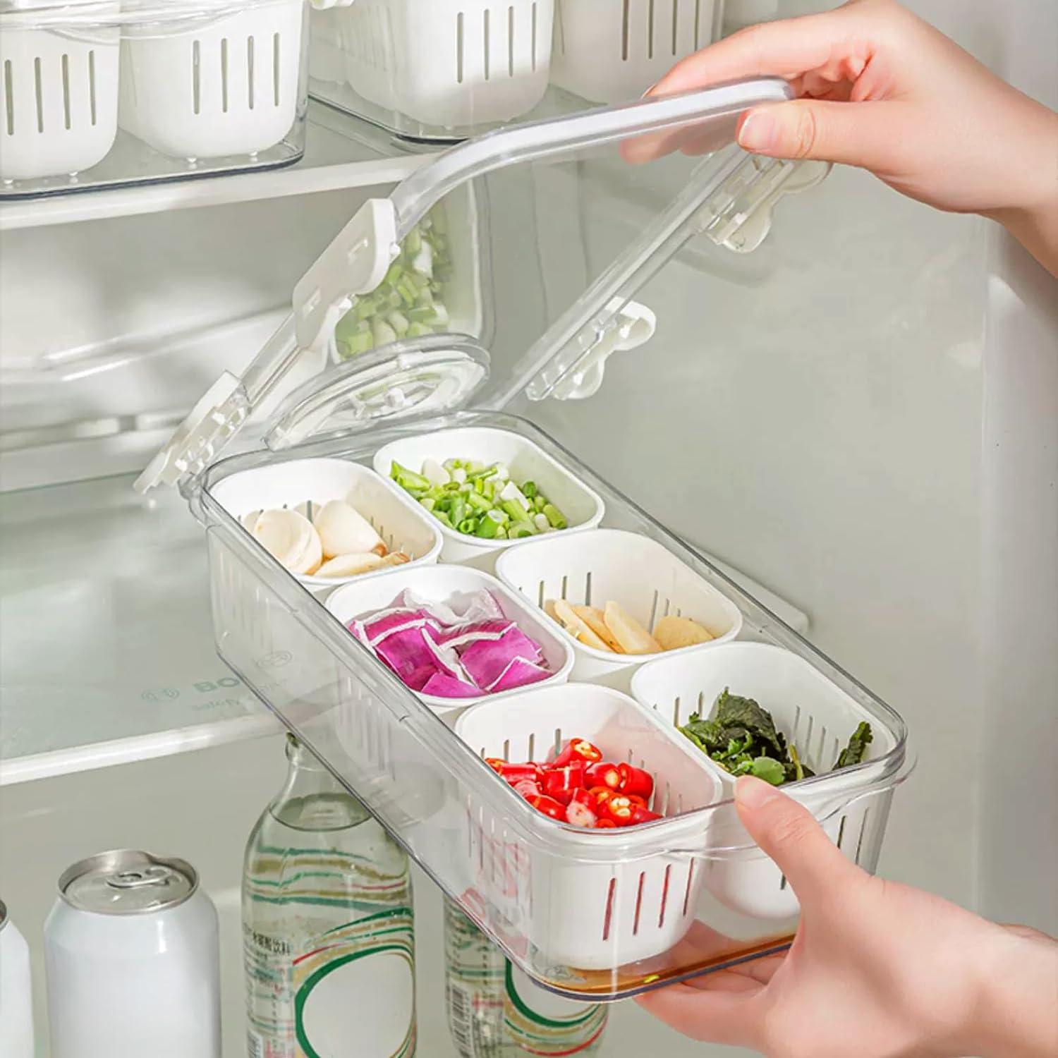 Bandeja de Servicio MANO con Tapa y 6 Compartimentos