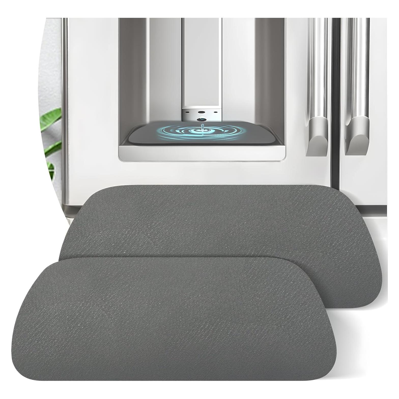 Bandeja de Goteo LOPNUR para Refrigerador 2 Piezas 21.1x7.9cm Gris