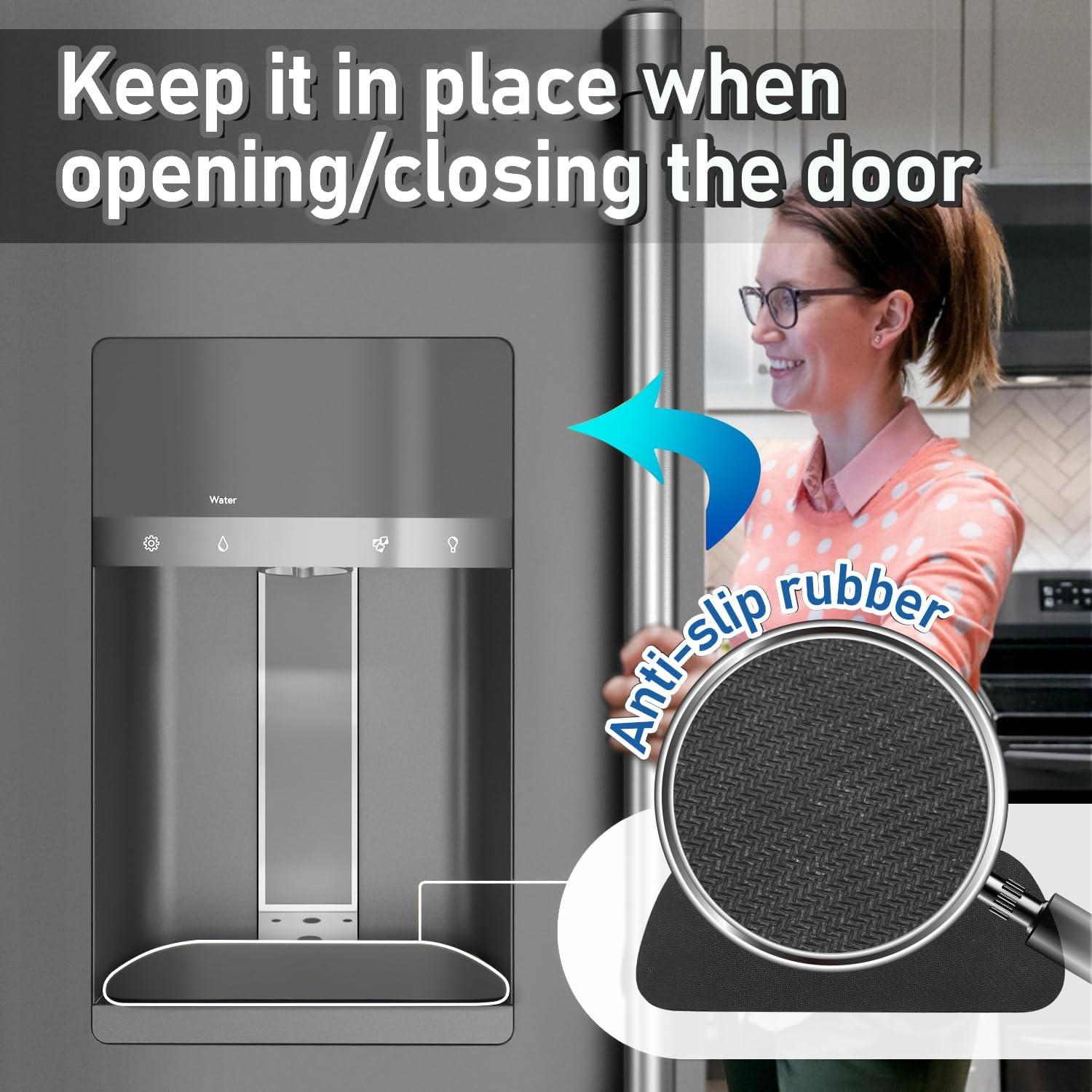 Bandeja de Goteo LOPNUR para Refrigerador 2 Piezas 21.1x7.9cm Gris