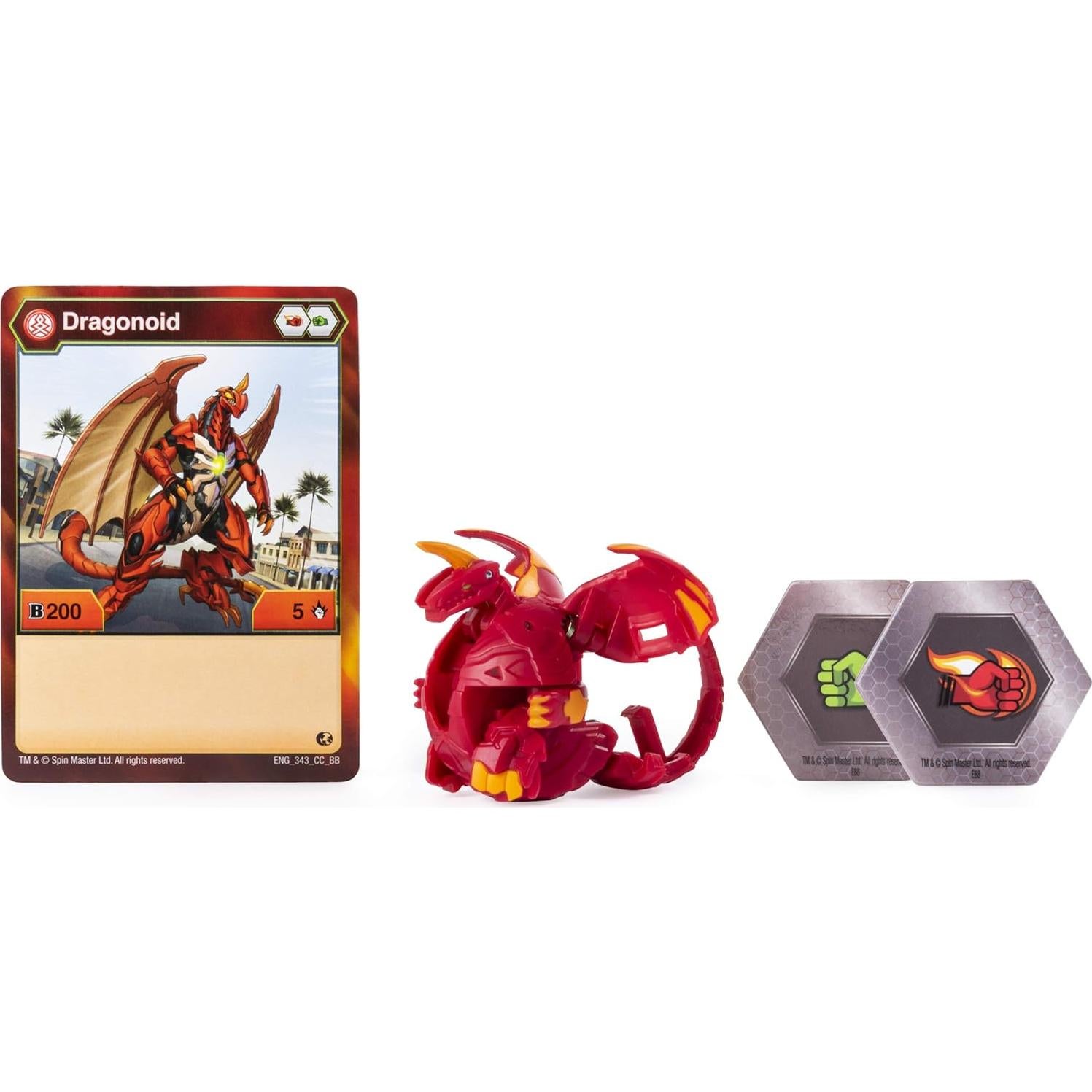 Bakugan Dragonoid figura transformable 5 cm Spin Master