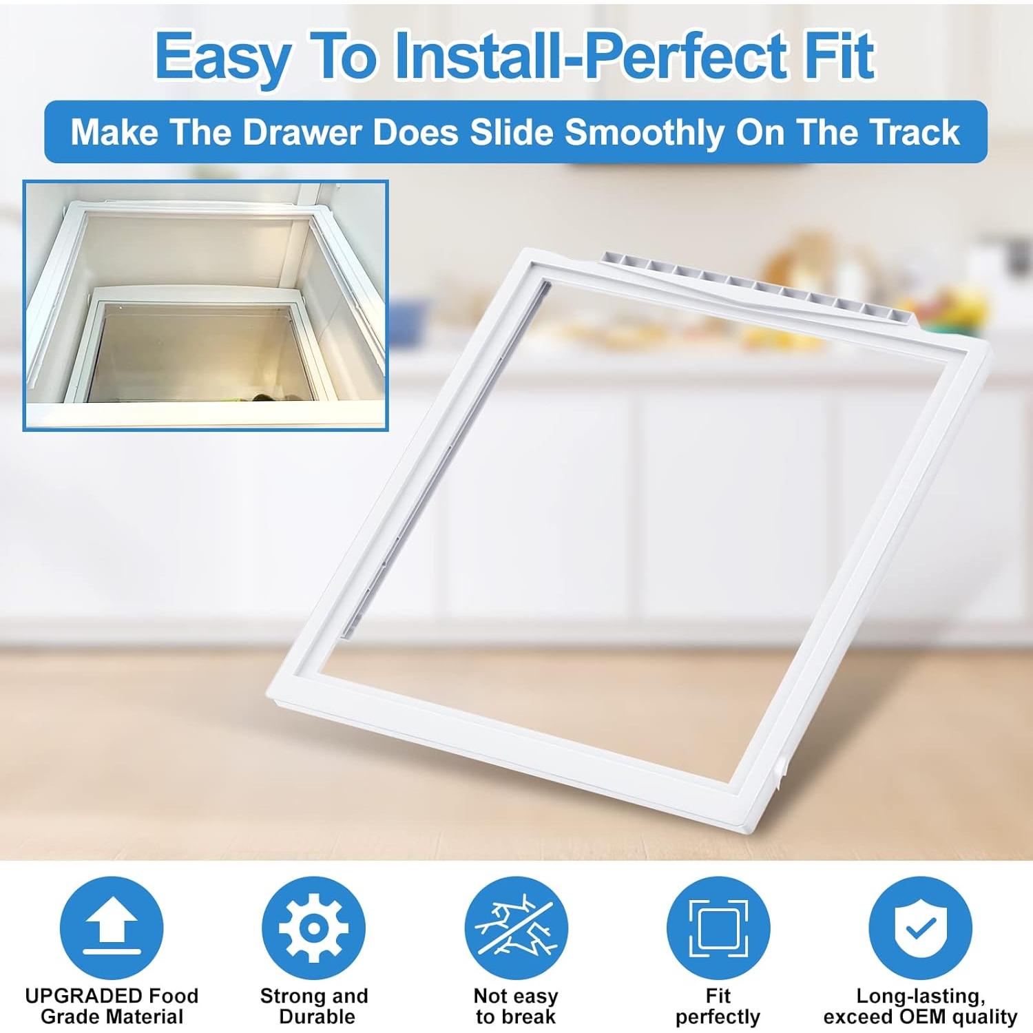 Estructura de Estante Frigidaire 241969501 Sin Vidrio Repuesto