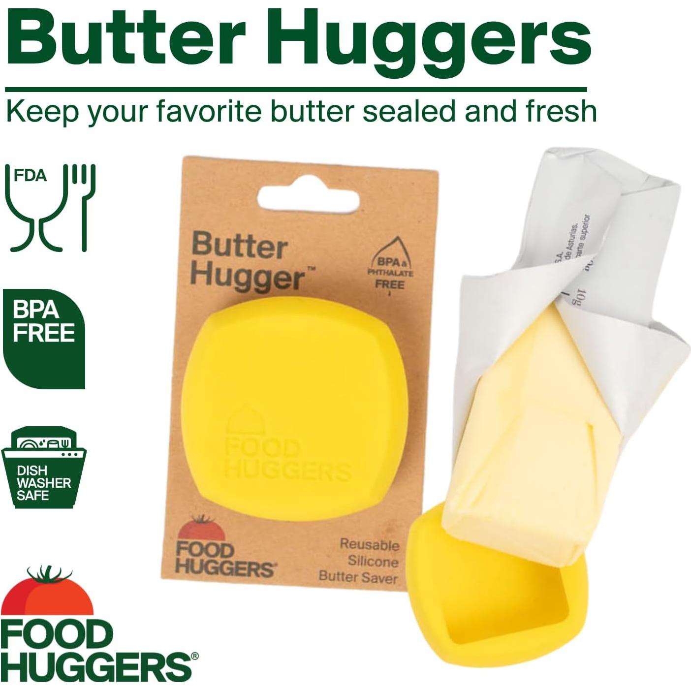 Cubierta de Mantequilla Food Huggers - Silicona Reutilizable