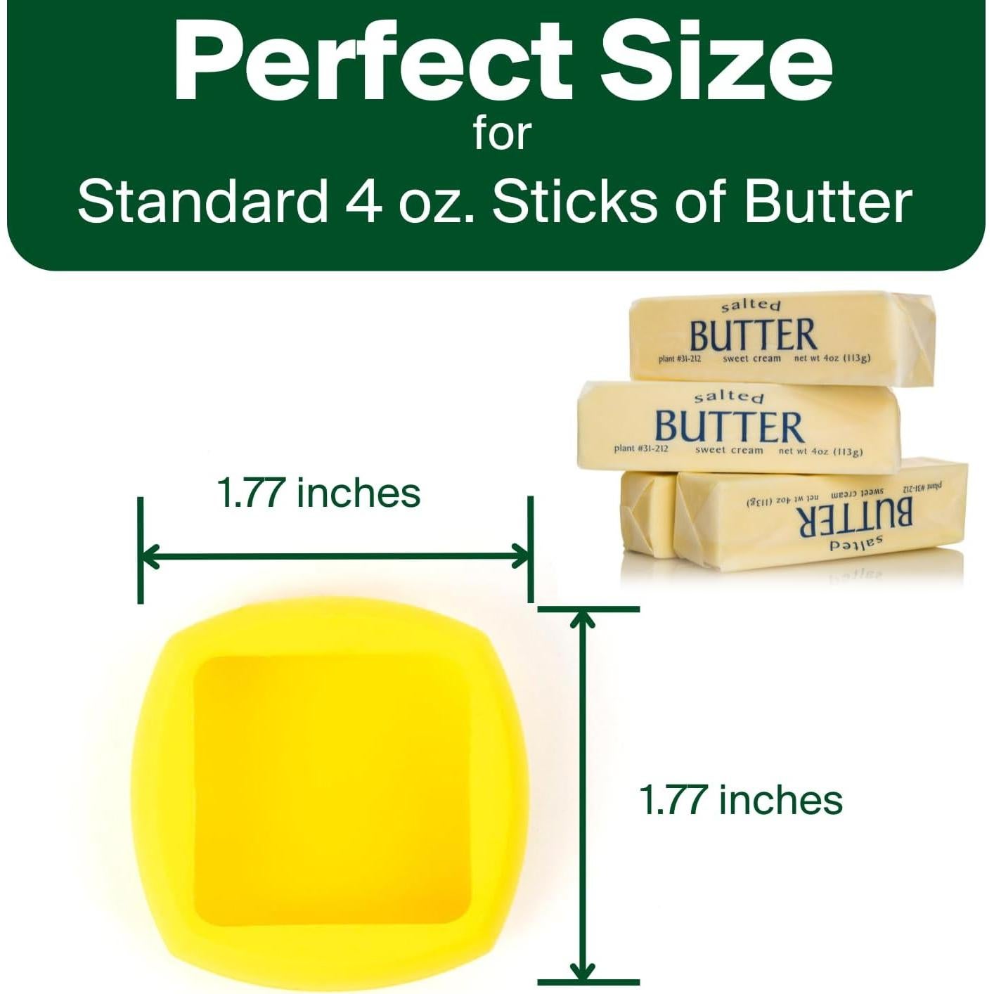 Cubierta de Mantequilla Food Huggers - Silicona Reutilizable