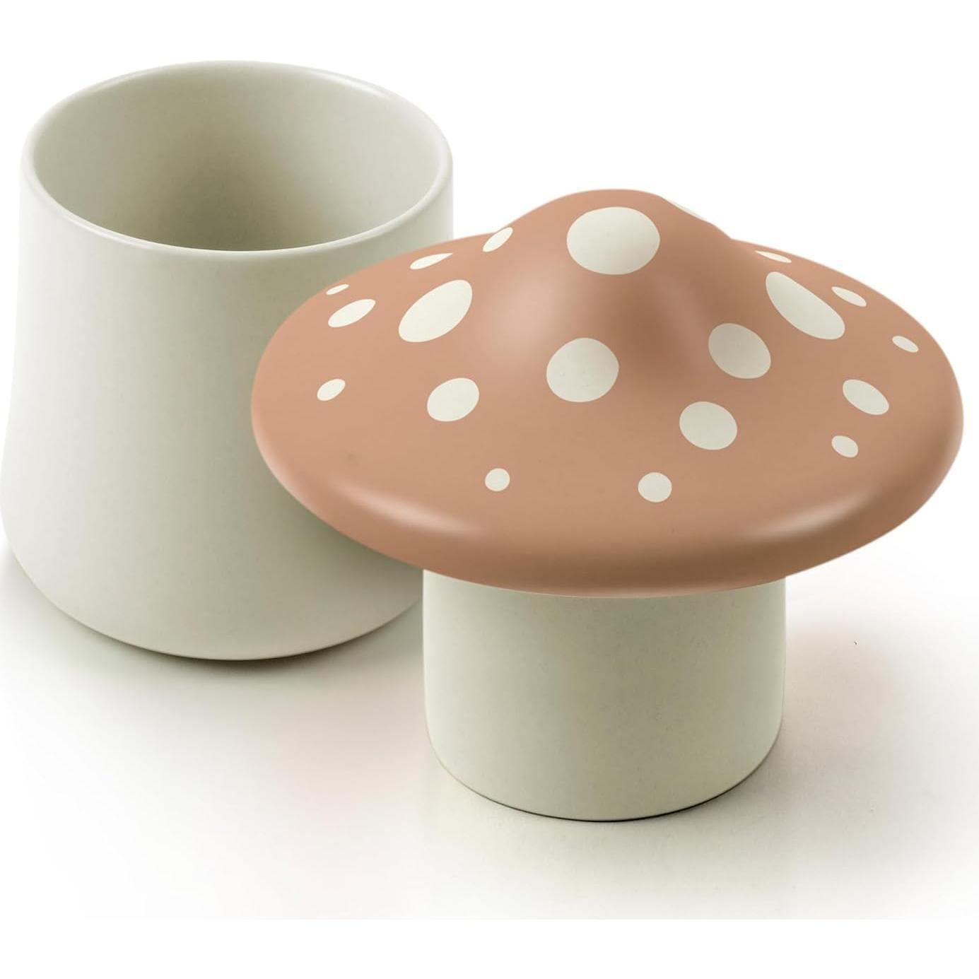 Contenedor de Mantequilla Forage Fred Cerámica 113g Diseño Champiñón