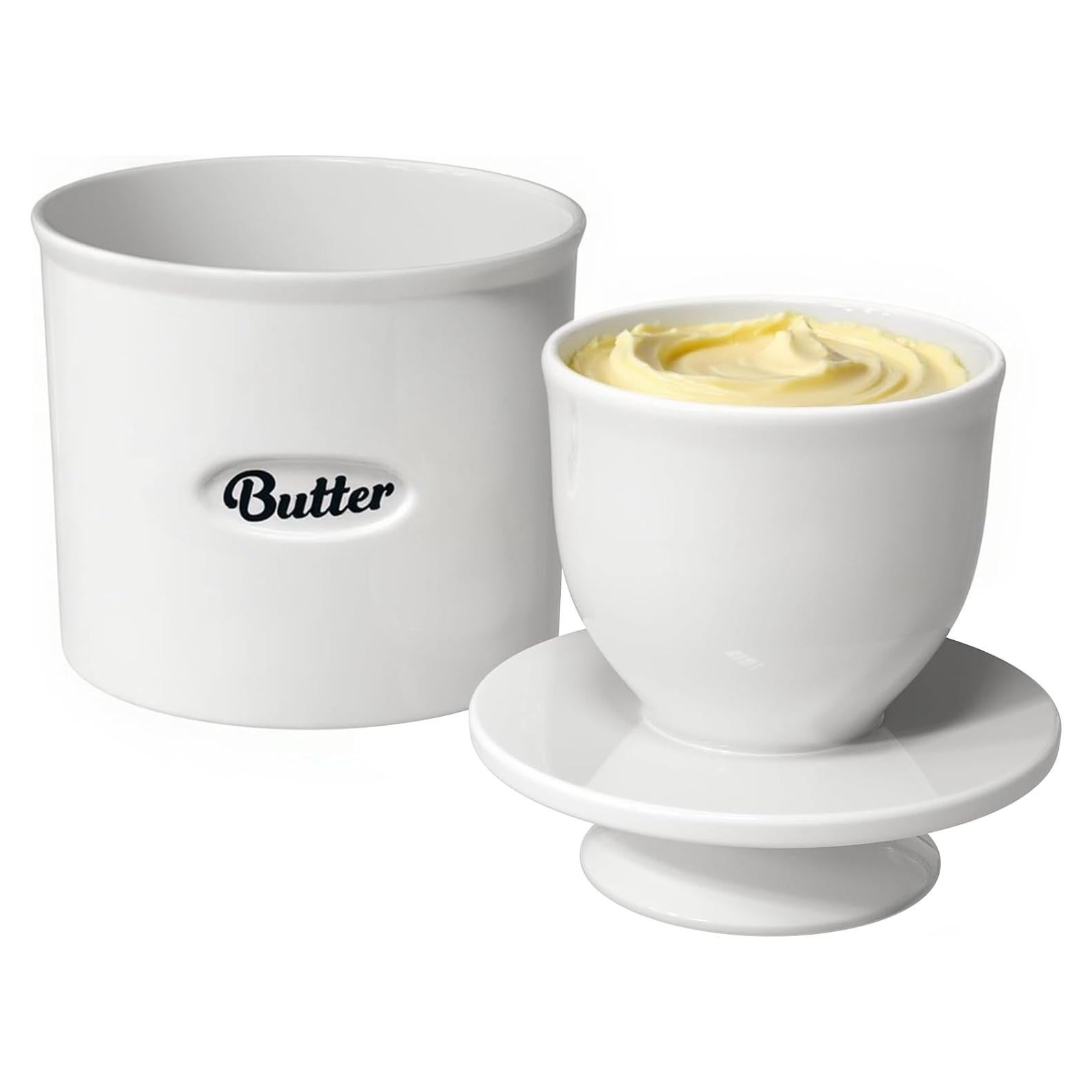 Crock de Mantequilla Rucocron Cerámica 250ml con Tapa