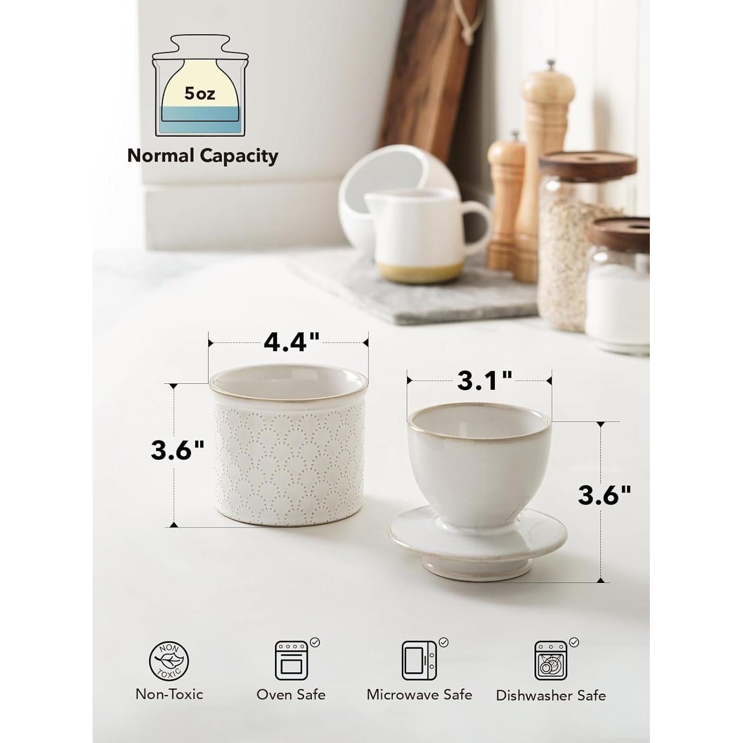 Tazón de Mantequilla LE TAUCI con Tapa y Sello Hermético 0.75kg