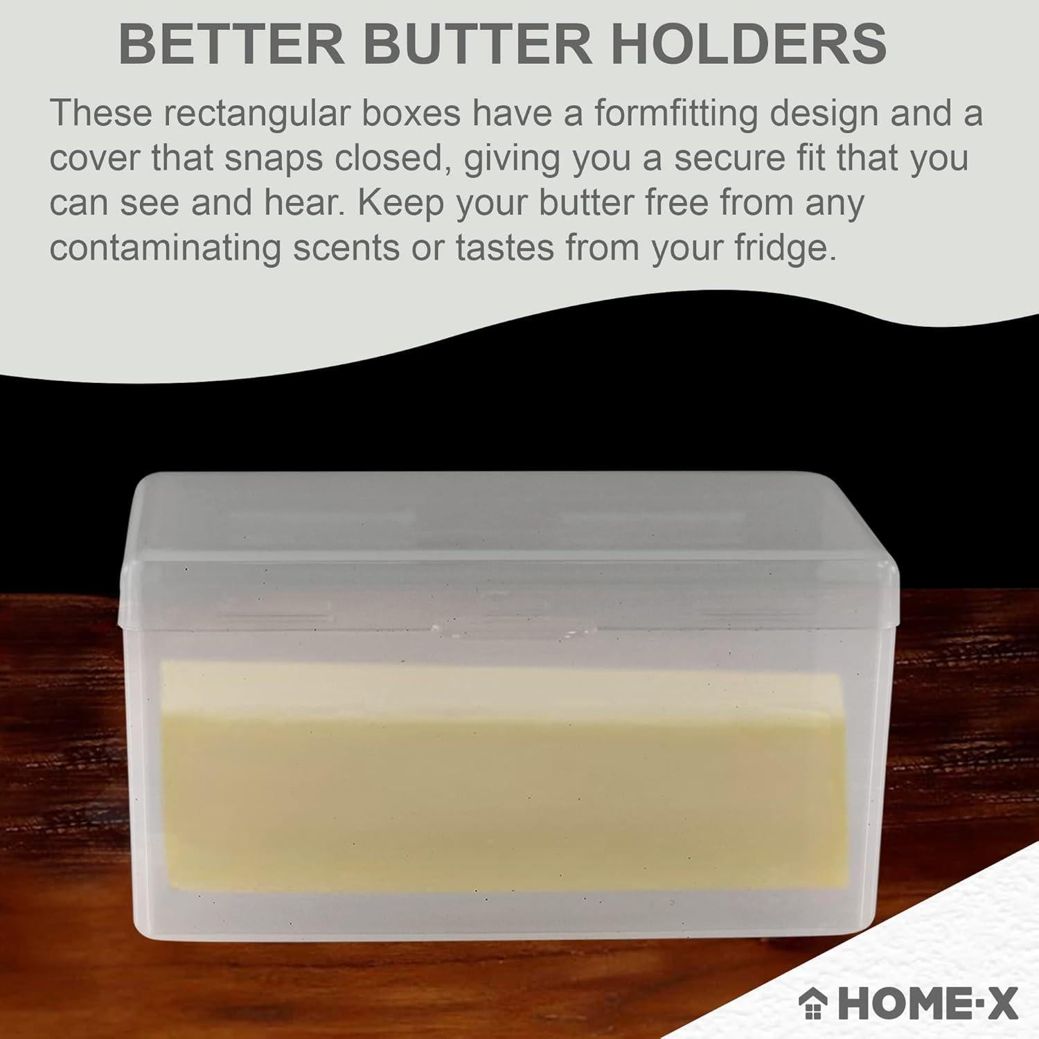 Contenedor de Mantequilla Home-X con Tapa Hermética 113g