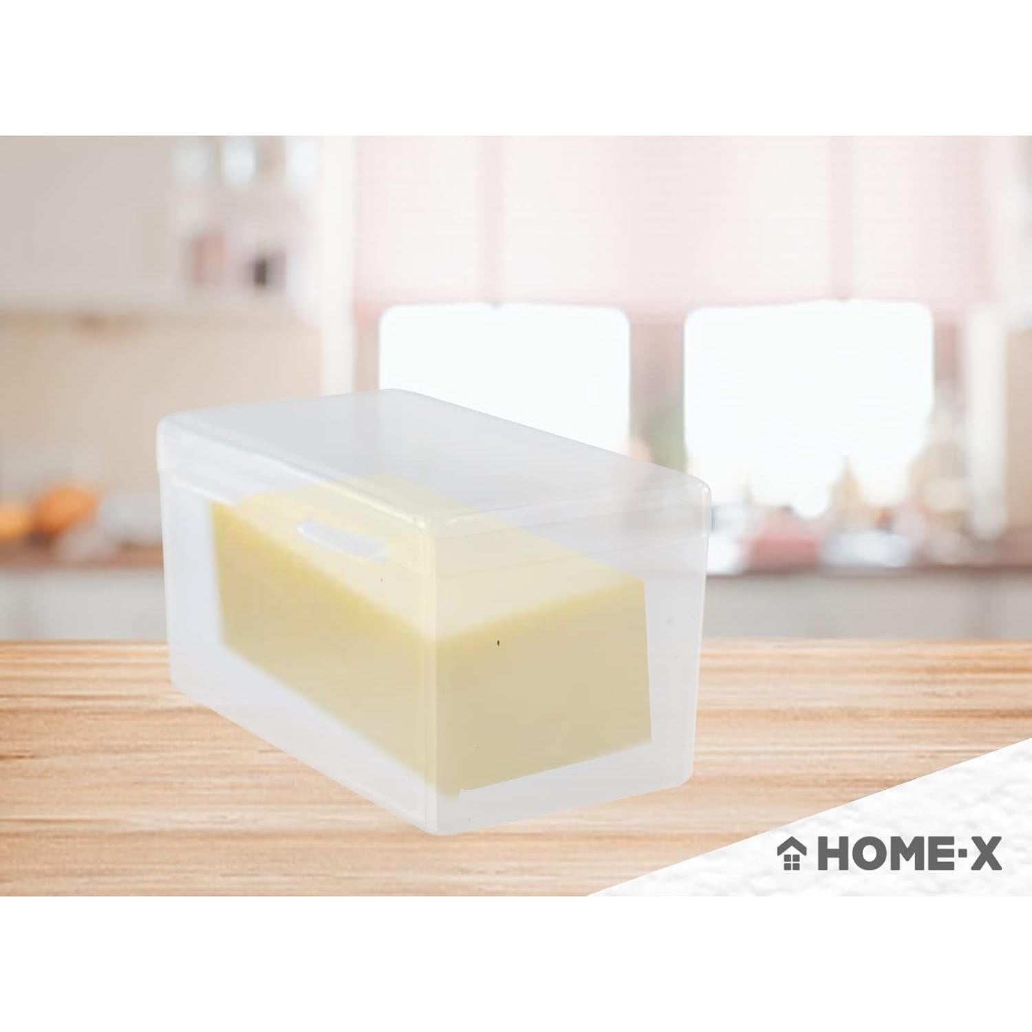 Contenedor de Mantequilla Home-X con Tapa Hermética 113g