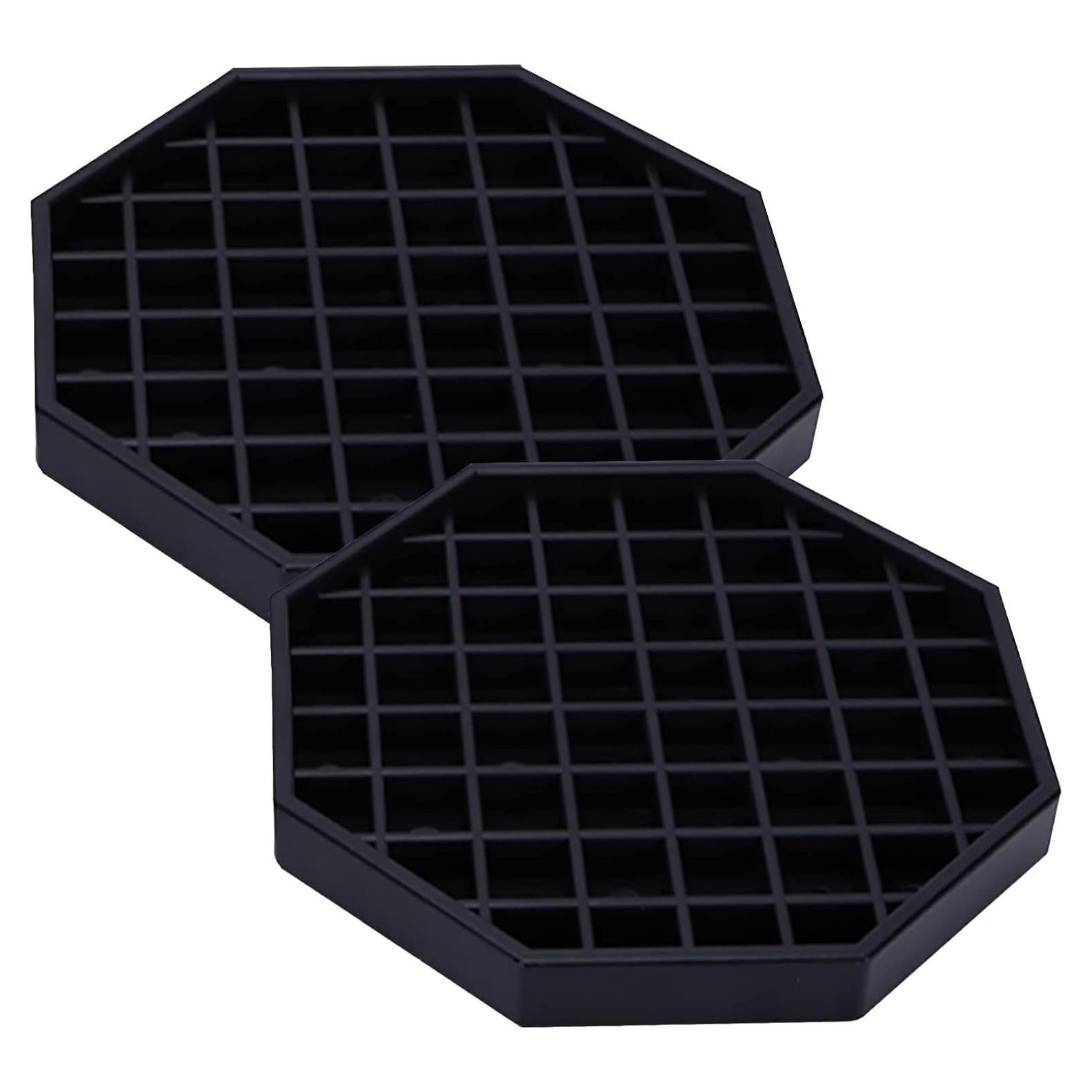 Bandejas de Goteo Octagonales de Plástico Reunión Feliz - 15.24 cm, 2 Pcs