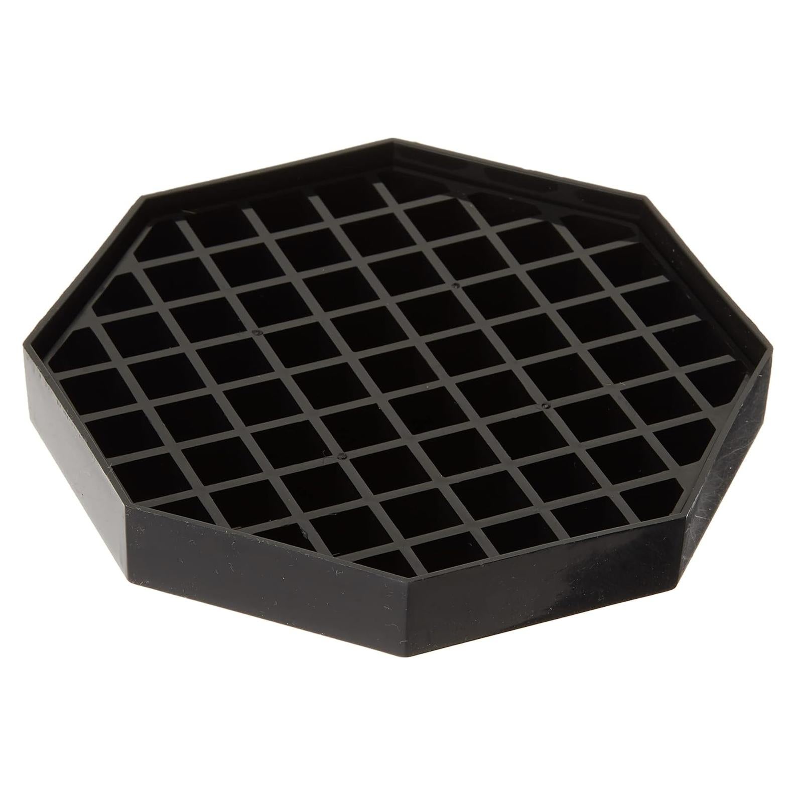 Contador de Bandejas de Goteo Winco DT-60, 4 Piezas, Negro