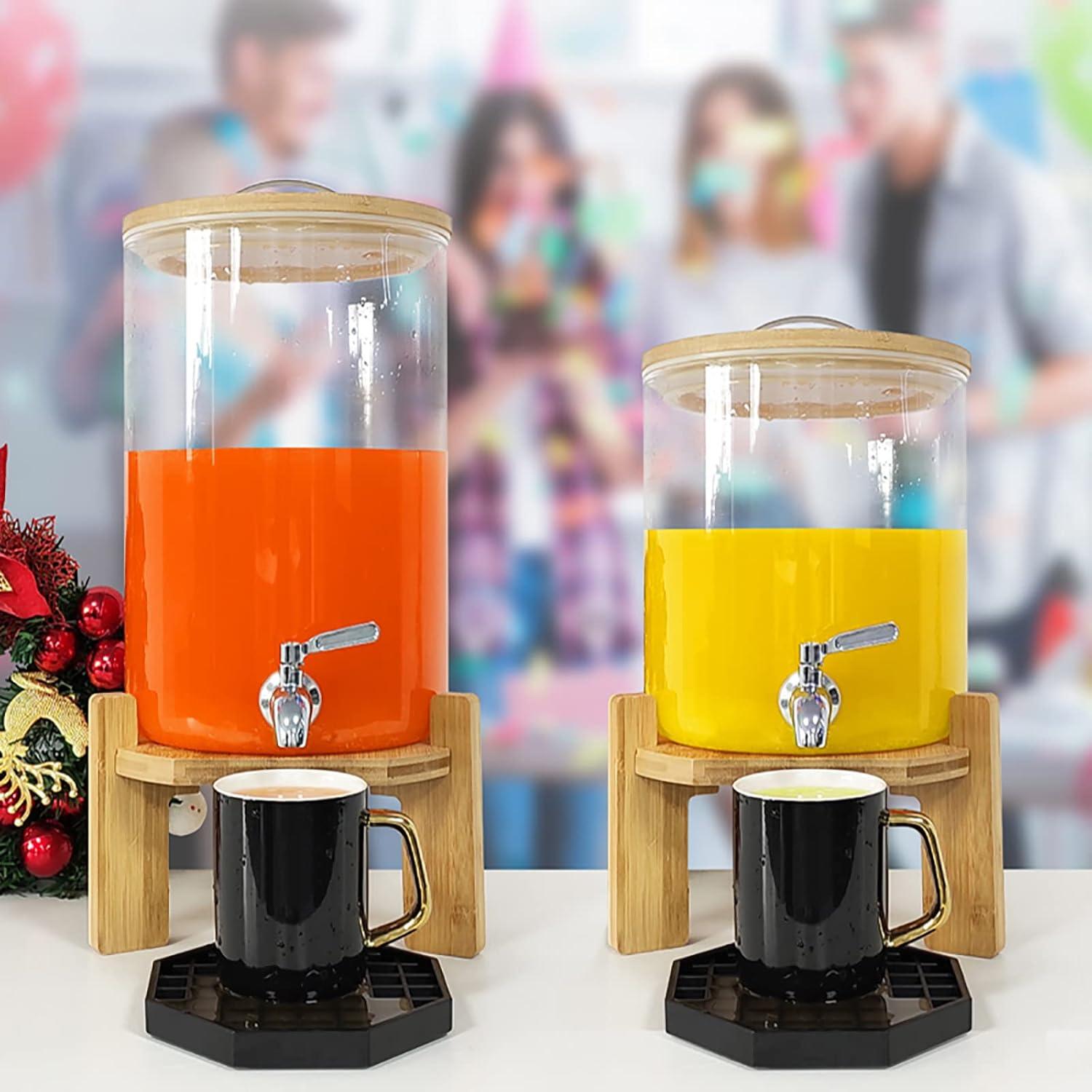 Bandejas de Goteo Octagonales Happy Reunion - 2 Pcs 10.2 cm