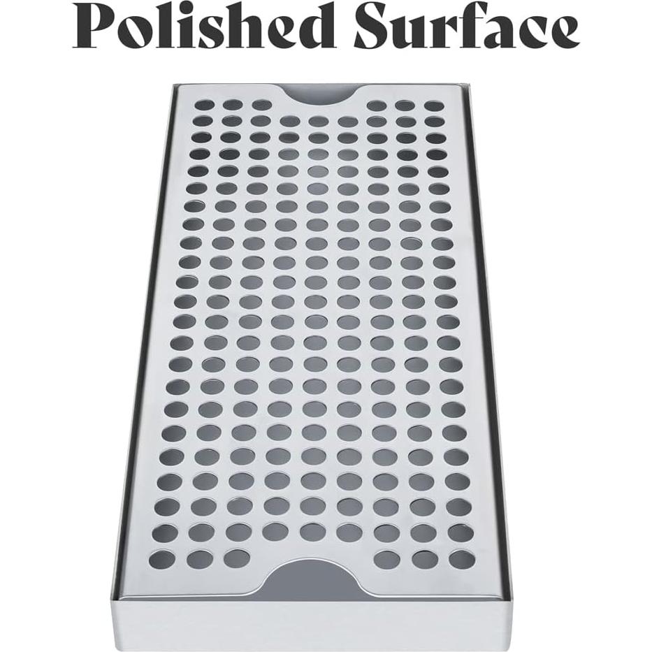 Bandeja de Goteo de Cerveza TMCRAFT Acero Inoxidable 30.48x12.7cm