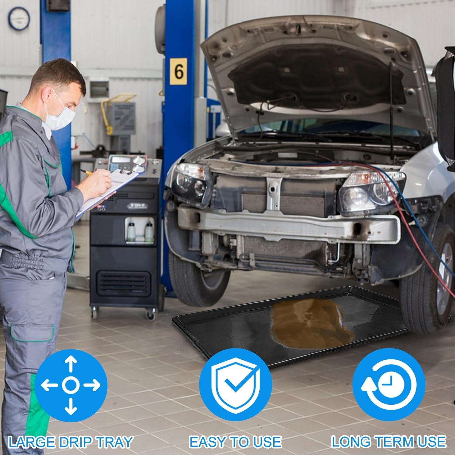 Bandeja de Goteo de Aceite Hlimior 90x60 cm - 3 Piezas