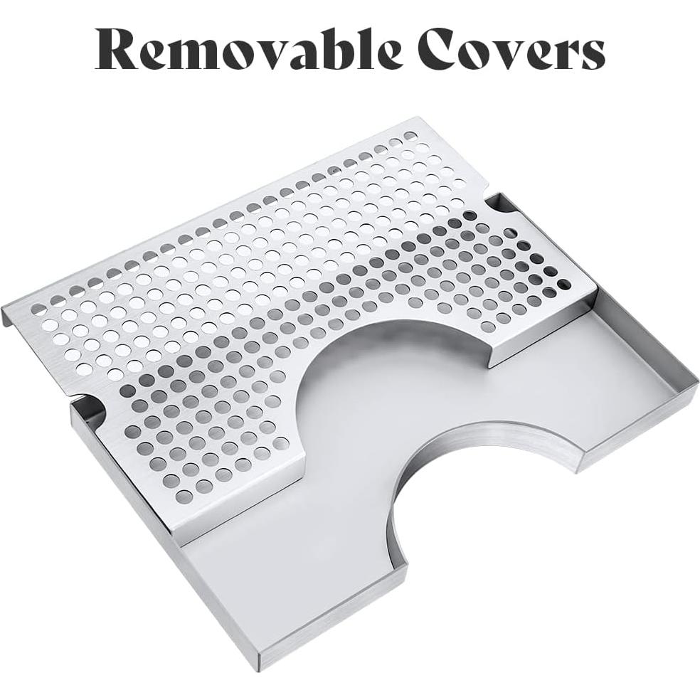 Bandeja de Goteo de Acero Inoxidable TMCRAFT 30.48x17.78cm